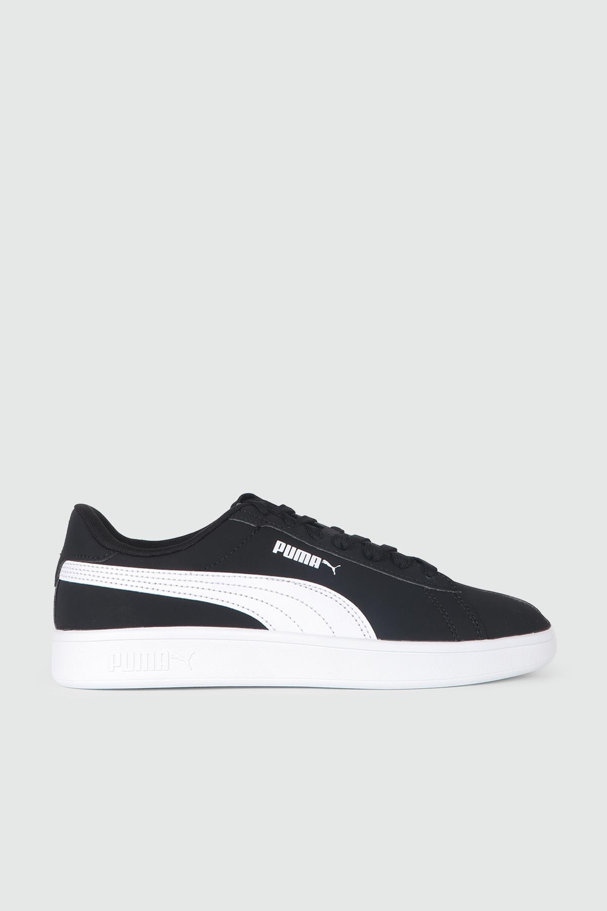 Günlük Rahat Koşu Yürüyüş Siyah Beyaz Erkek Spor Ayakkabı 392336-01 Erkek Koşu / yürüyüş Puma PUMA 392336-01 SMASH Erkek