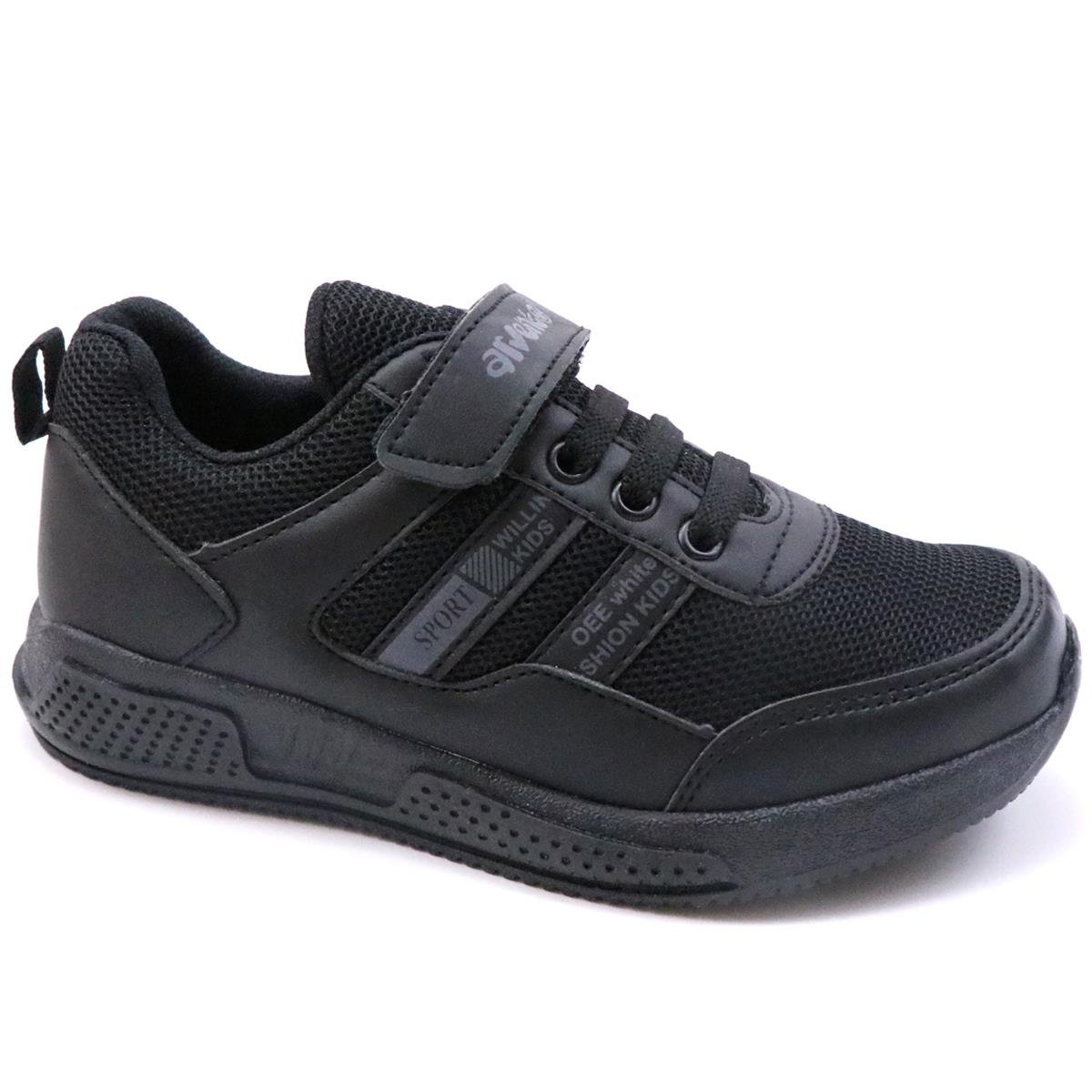 Günlük Rahat Siyah Çocuk Spor Ayakkabı 250 Çocuk Günlük Spor Ayakkabı Arvenzo P-0000000000068