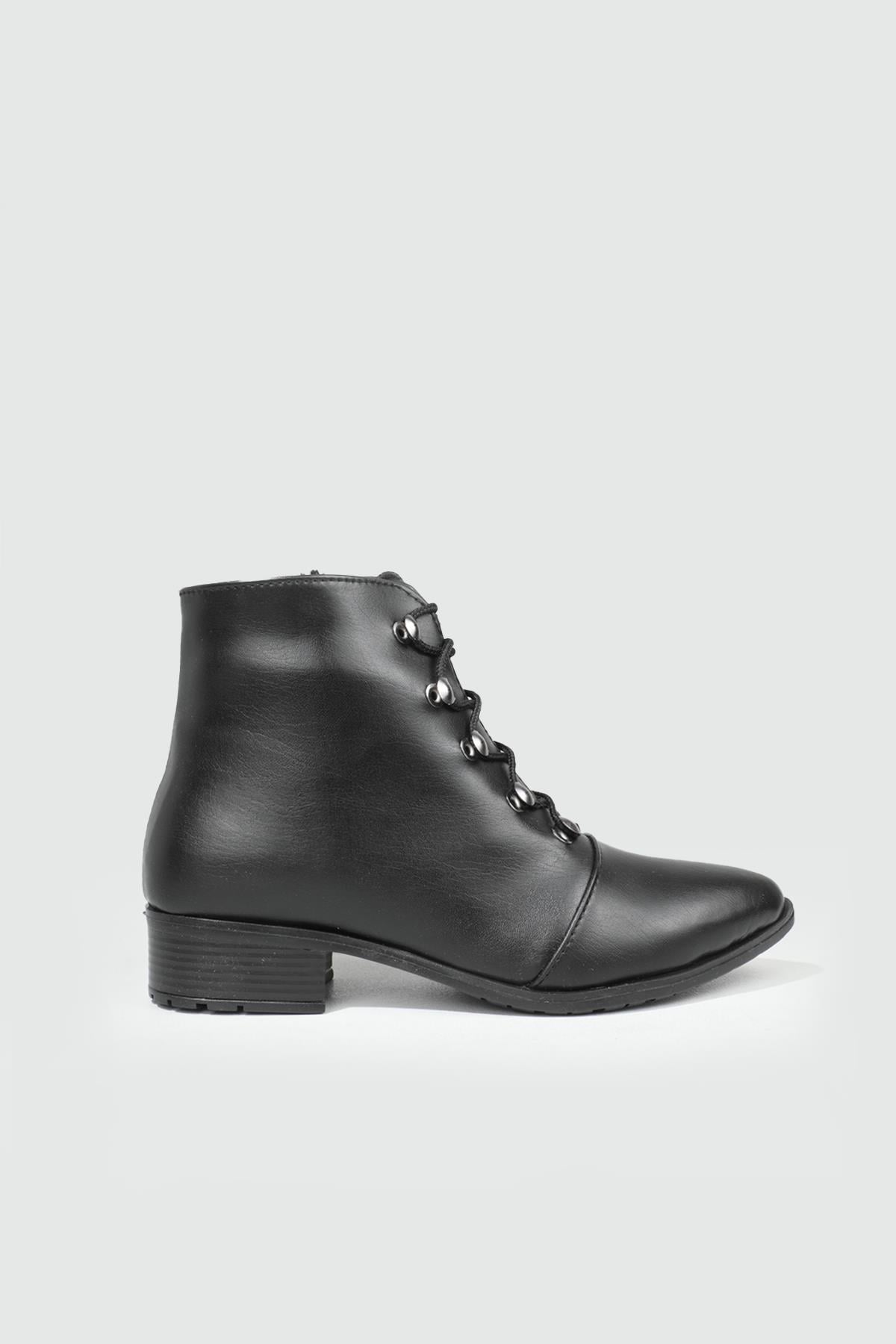 Günlük Rahat Sıyah Kadın Bot S-03 Kadın Günlük Conford Bot Carla Bella SERVET S-03 ZEN BOT