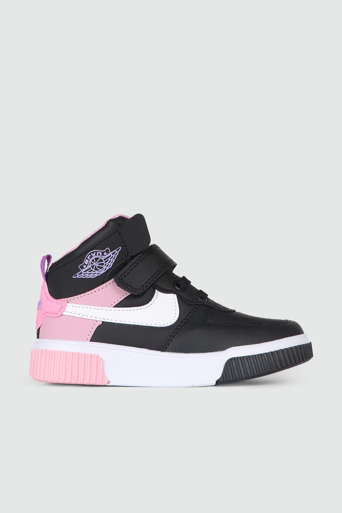 Günlük Rahat Siyah Pembe Çocuk Spor Ayakkabı 251 Çocuk Günlük Spor Ayakkabı Arvenzo ARVENZO 251 PATİK 24K