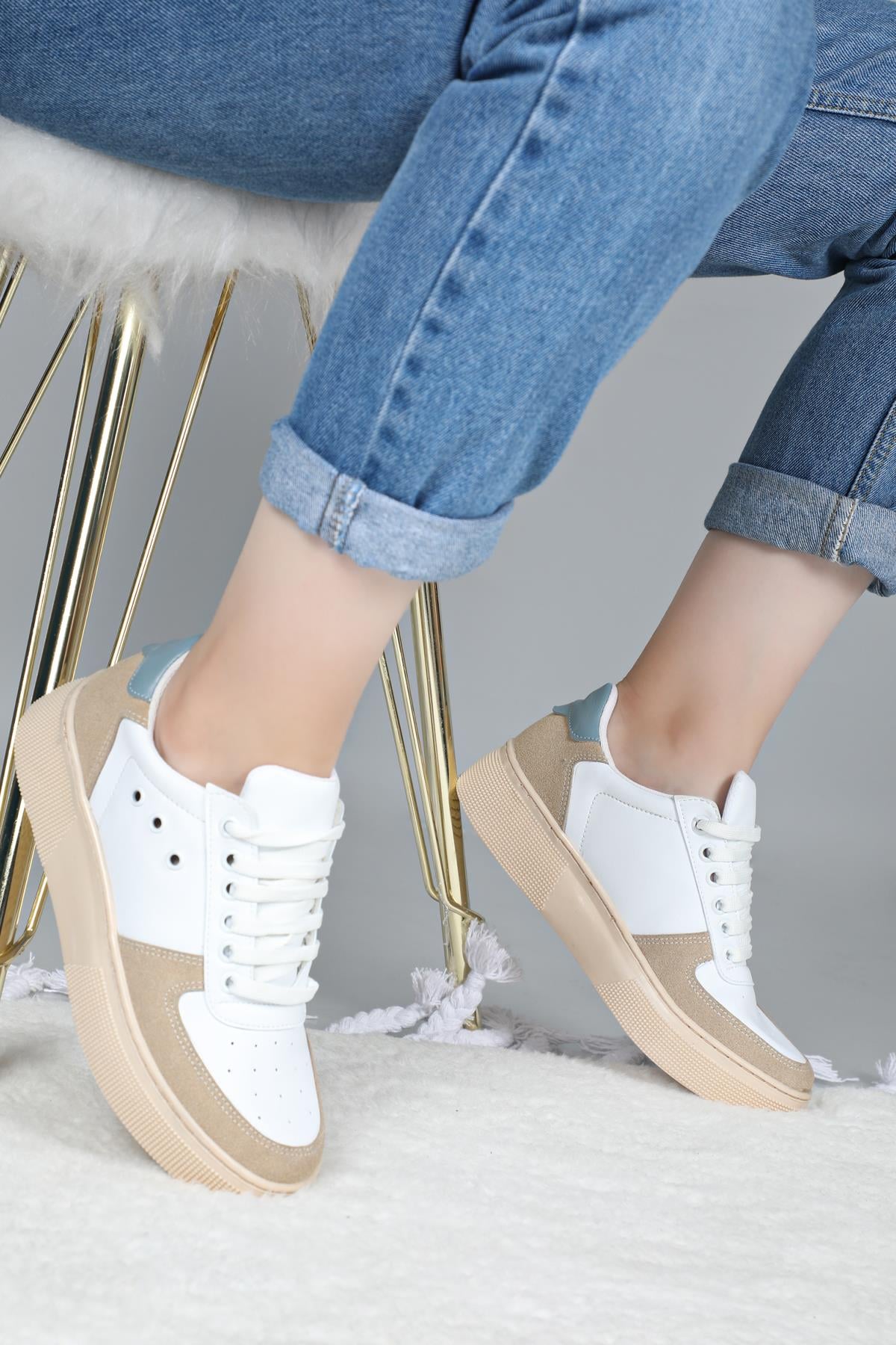 Günlük Rahat Sneaker Byz Mavi Unisex Spor Ayakkabı DNZ-08 Unisex Sneaker Beınsteps Beinsteps DNZ-08 Sneaker 22Y