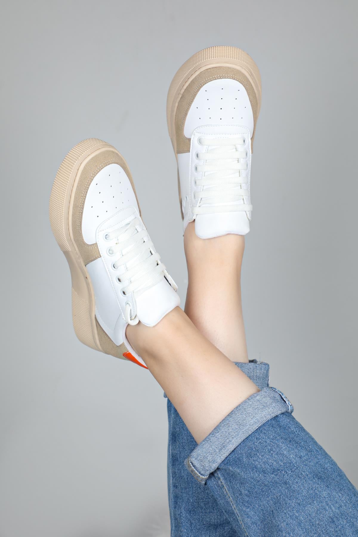 Günlük Rahat Sneaker Byz Turuncu Unisex Spor Ayakkabı DNZ-08 Unisex Sneaker Beınsteps Beinsteps DNZ-08 Sneaker 22Y
