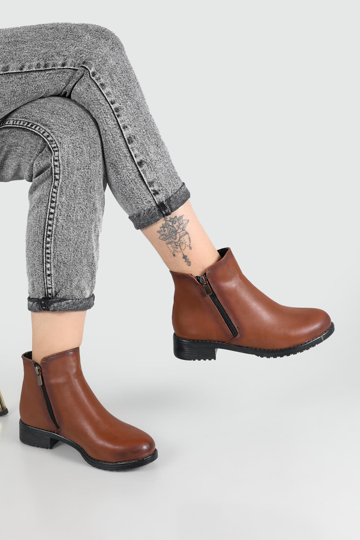 Günlük Rahat Taba Kadın Bot S-400 Kadın Günlük Conford Bot Carla Bella SERVET S-400 ZEN BOT