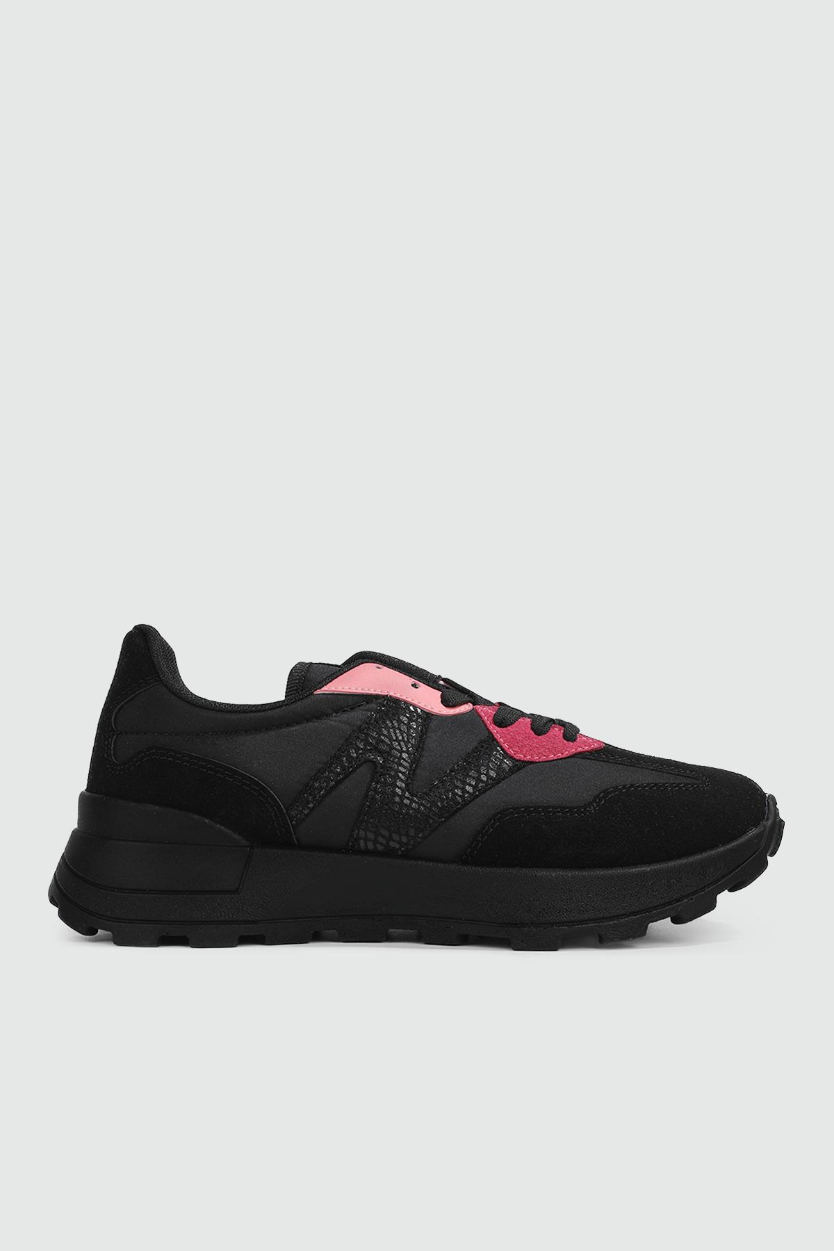Günlük Siyah Siyah Unisex Spor Ayakkabı 300 Unisex Günlük Spor Ayakkabı Lambırlent LAMBIRLENT 300 UNİSEX SPOR
