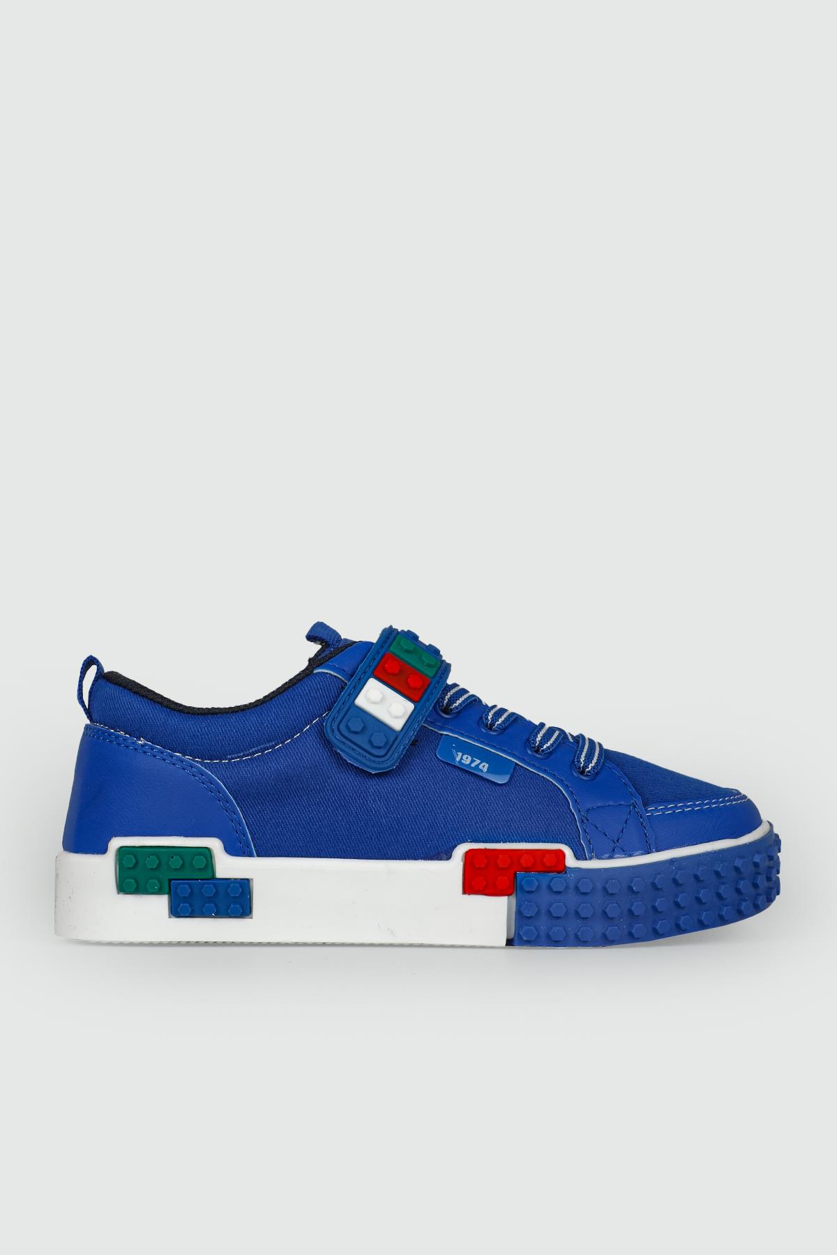 Hafi Rahat Taban Anoraklı Sneaker Saks Çocuk Spor Ayakkabı ALS1957 Çocuk Sneaker Alessio ALESSİO 1957 Çocuk 24Y