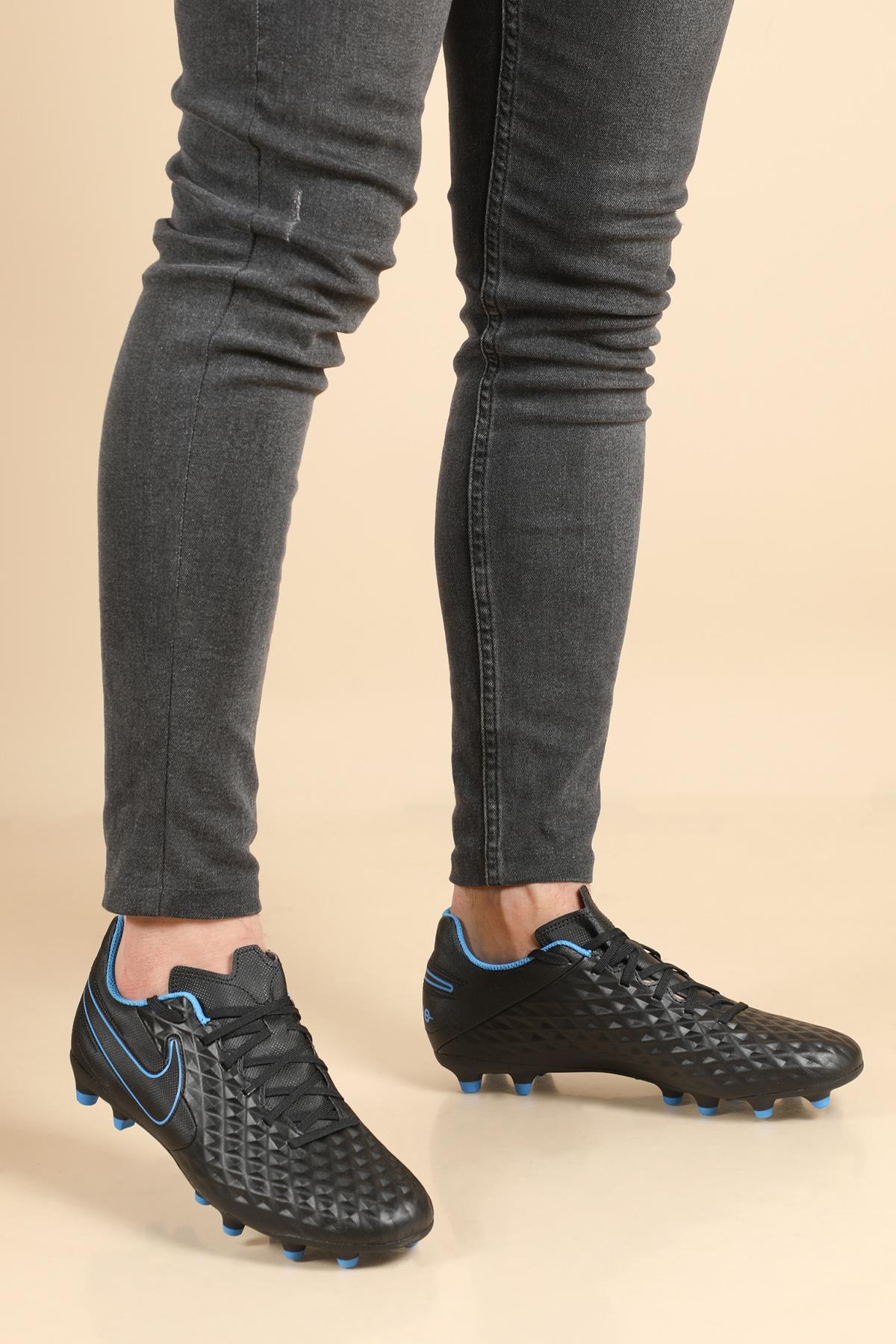 Halı Saha Krampon Syh Mavi Erkek Spor Ayakkabı 6107-090 Erkek Futbol Nike NİKE AT6107-090 MER KRAMPON