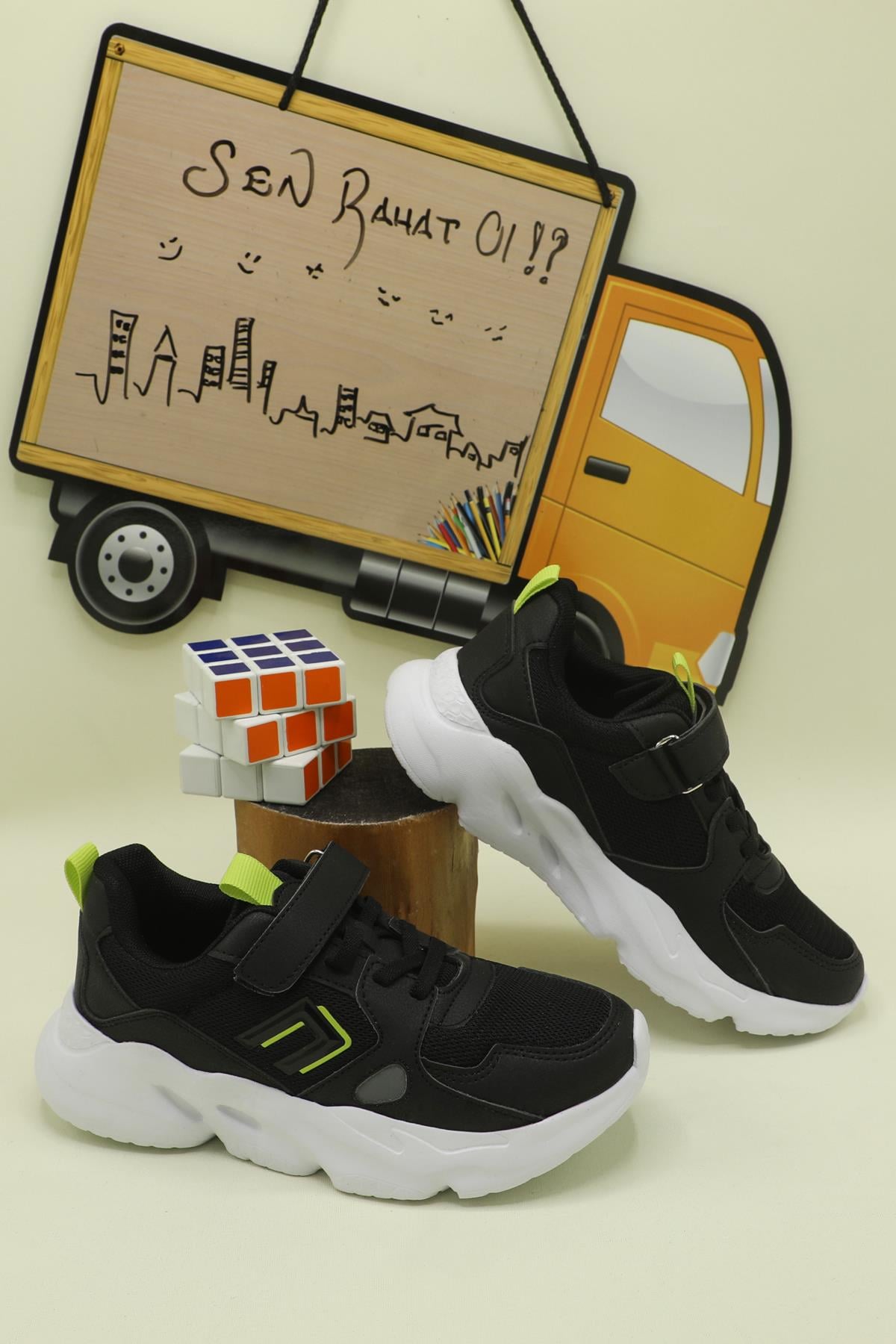 Havalı Ortopedik Syh Yeşil Çocuk Spor Ayakkabı JUNİOR Çocuk Günlük Spor Ayakkabı Cool COOL JUNİOR ÇOCUK SPOR