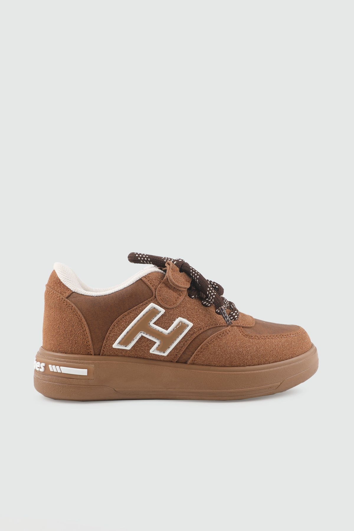 Hem Bağcıklı Hem Cırtlı Taba Çocuk Günlük Spor Ayakkabı PROKİDS 5070 P Kategorisiz PROKİDS PROKİDS 5070 PATİK 26K