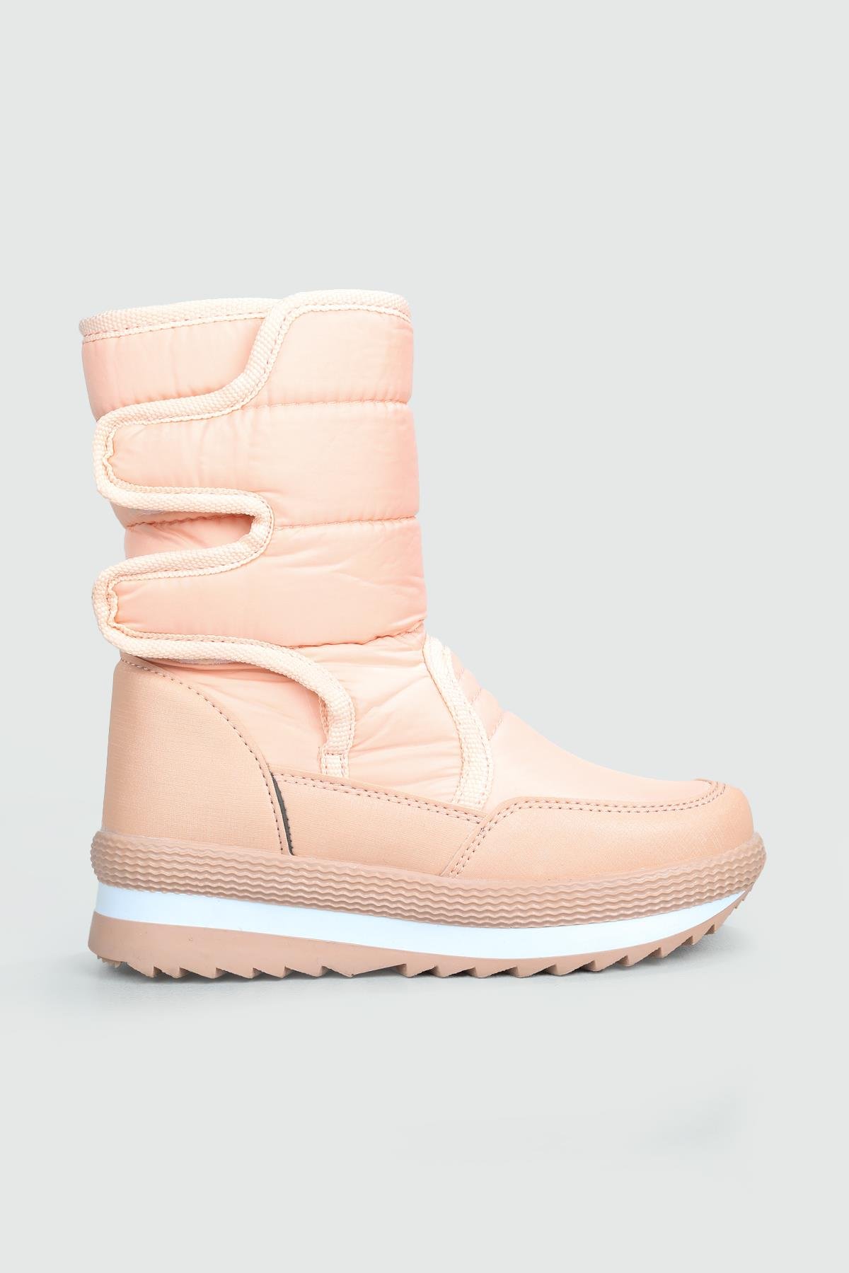 İçi Termal Kürklü Su Geçirmez Kar Somon Çocuk Bot 815 Çocuk bot & Çizme Twingo TWİNGO 815 Çocuk Karbotu