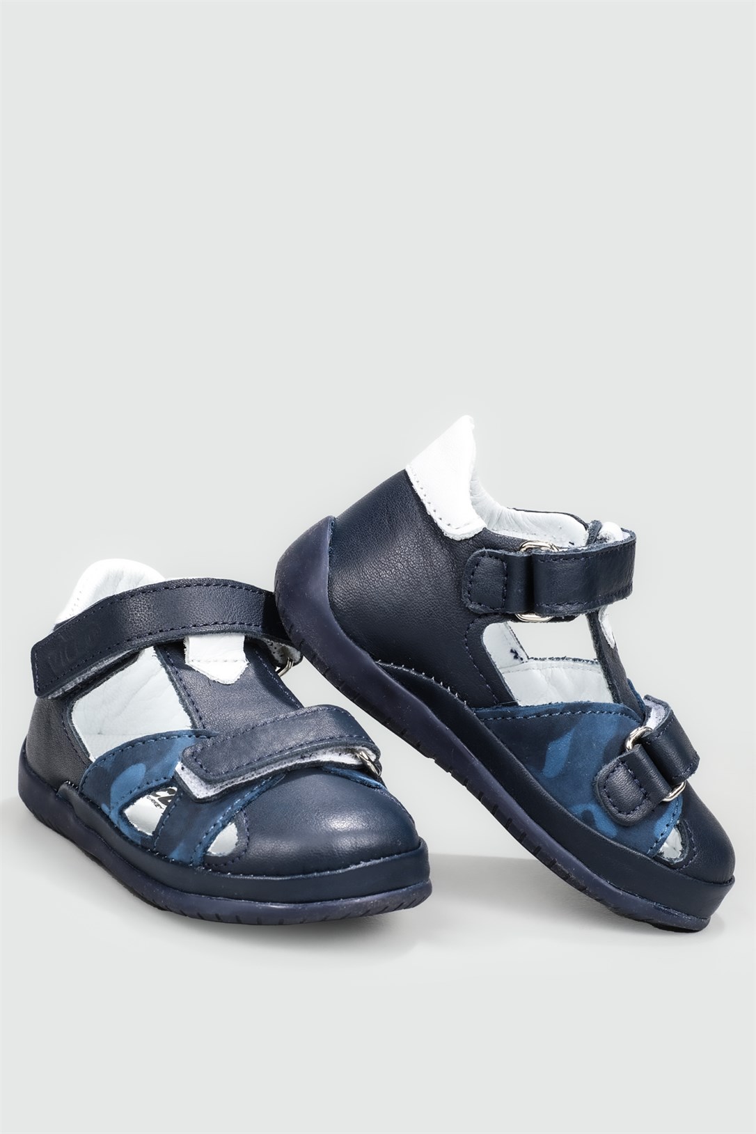 İlk Adım Deri Ortopedik Lacivert Çocuk Spor Ayakkabı EDDY Bebek Sneaker Vicco VİCCO 010 Eddy 22Y