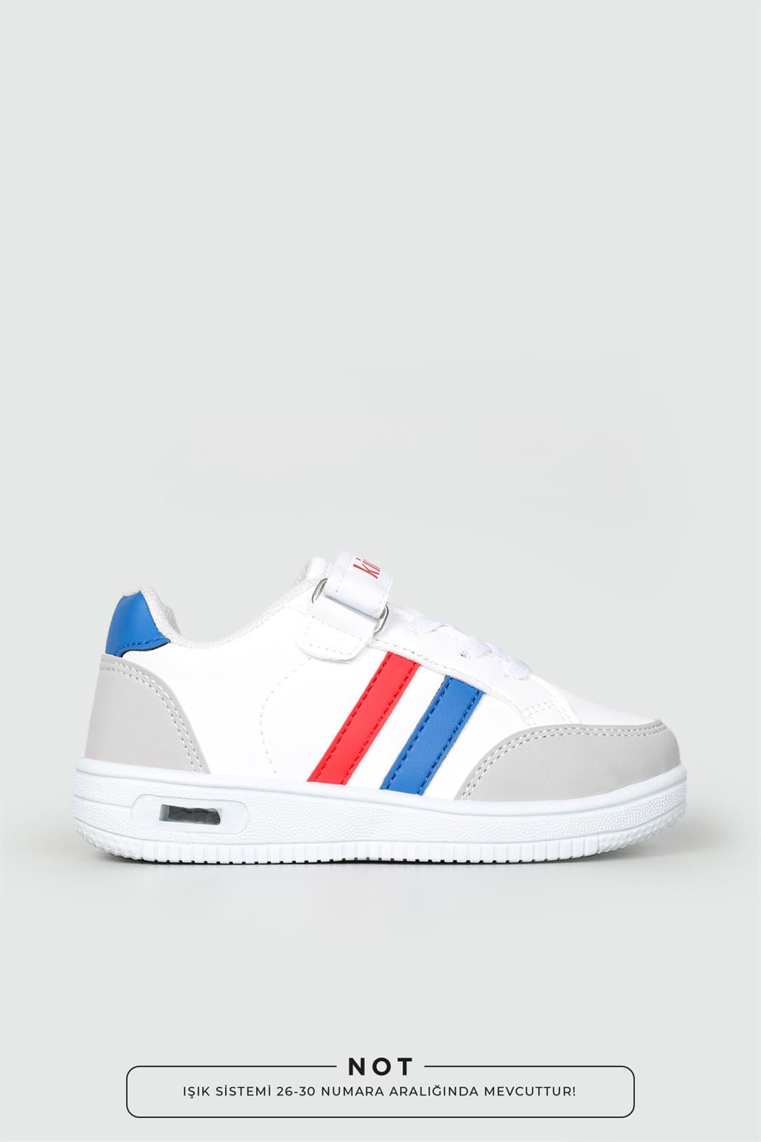 Işıklı Sneaker Beyaz Sax Çocuk Spor Ayakkabı MALIBU Çocuk Günlük Spor Ayakkabı Kinetix KİNETİX MALIBU SPOR