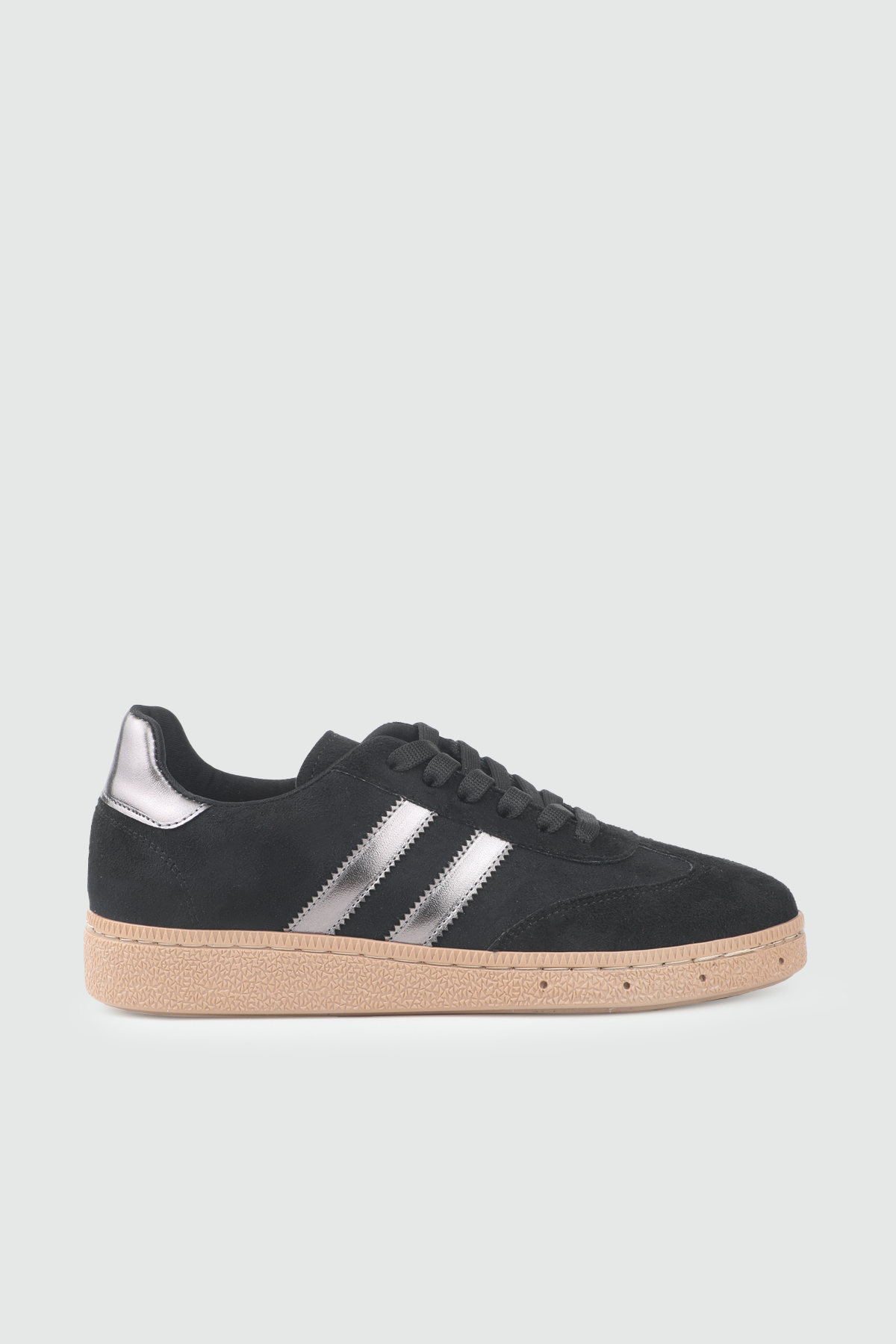 kadın günlük rahat ayakkabı Siyah Süet Platin Kadın Spor Ayakkabı My Bella Ş-2 Kadın Sneaker My Bella Ş-2 My Bella Ş-2 Kadın 26Y