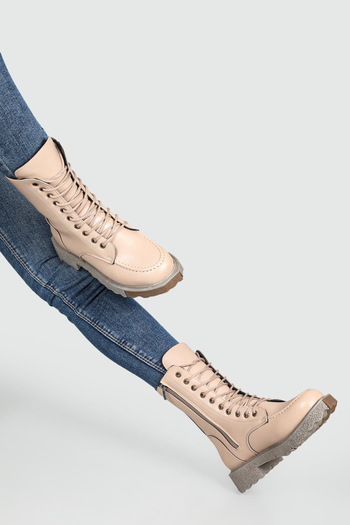 Kaymaz Taban Postal Nut Kadın Bot 34-V13 Kadın Günlük Conford Bot FELES FELES 34-V13 Kadın Postal