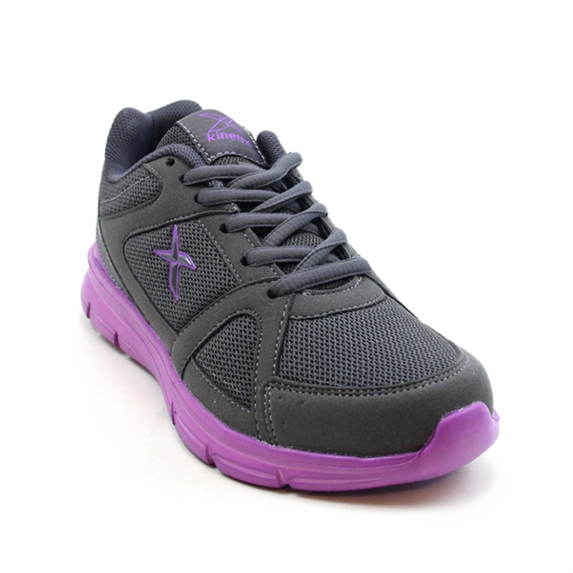 Kinetix Günlük Koşu Yürüyüş Gri Mor Kadın Spor Ayakkabı KALEN TX