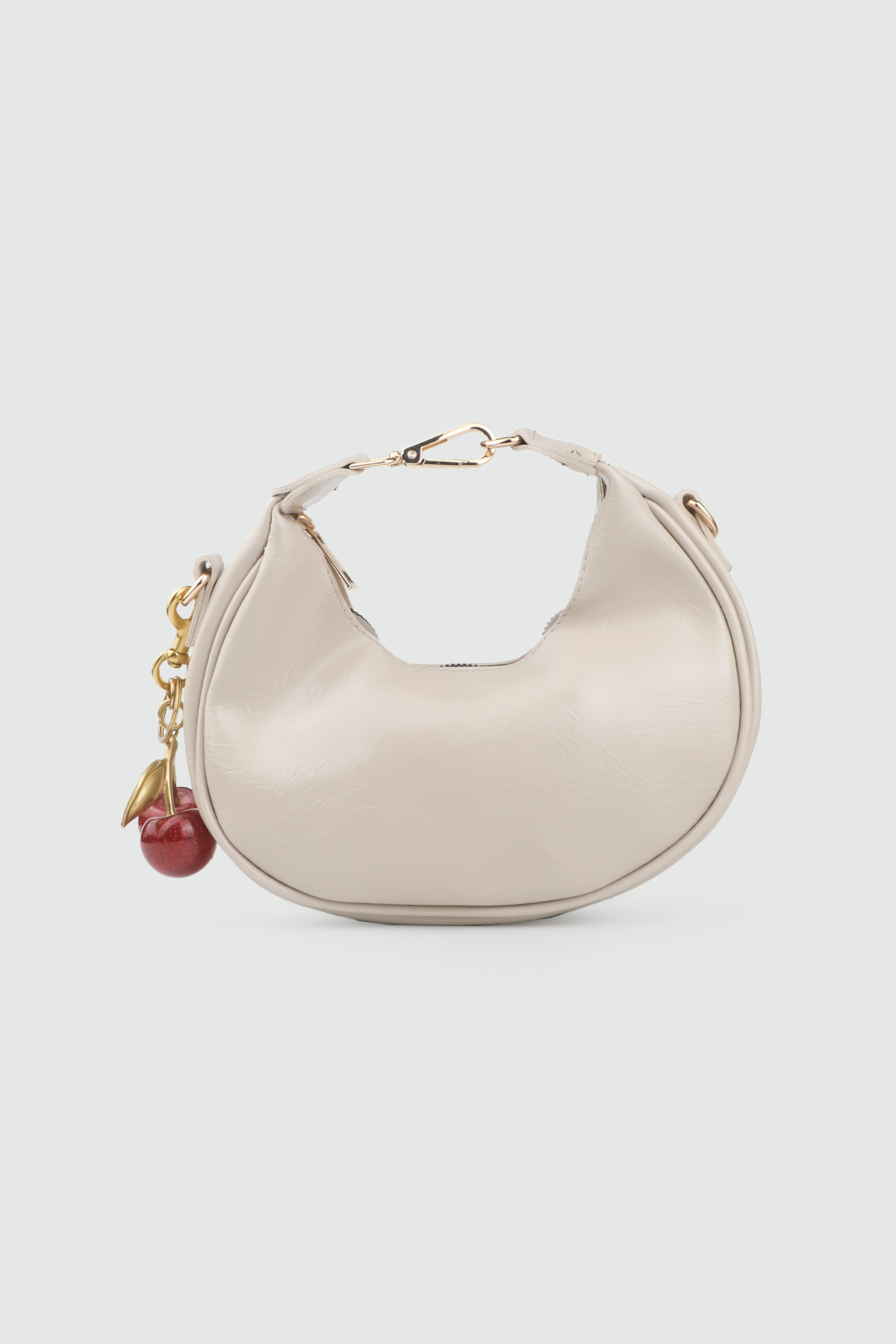 Kirazlı Çanta Bej Kadın Çanta BELLA TAG AH-713 Günlük Çanta BELLA TAG BELLA TAG AH-713 KADIN