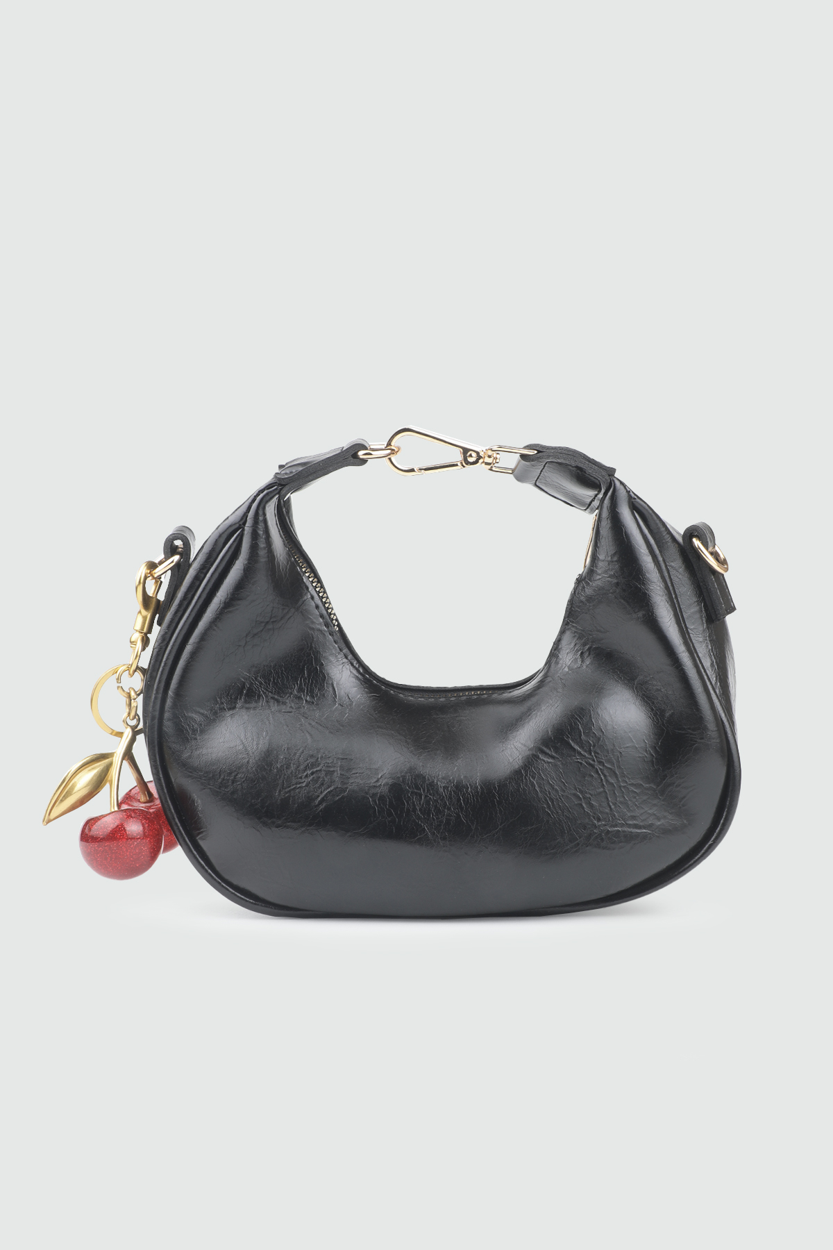 Kirazlı Çanta Siyah Kadın Çanta BELLA TAG AH-713 Günlük Çanta BELLA TAG BELLA TAG AH-713 KADIN