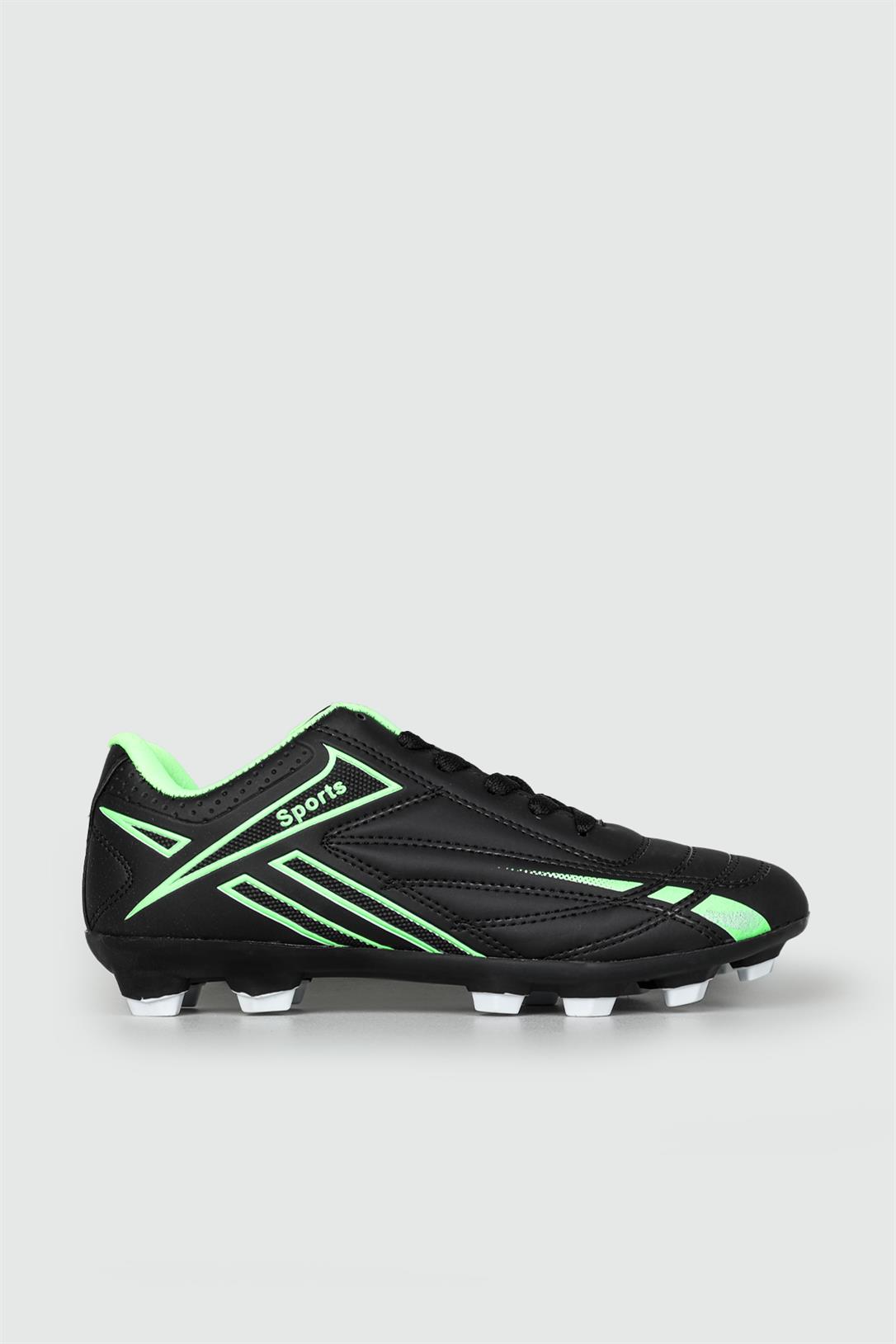 Krampon Siyah Neon Yeşil Unisex Spor Ayakkabı 125