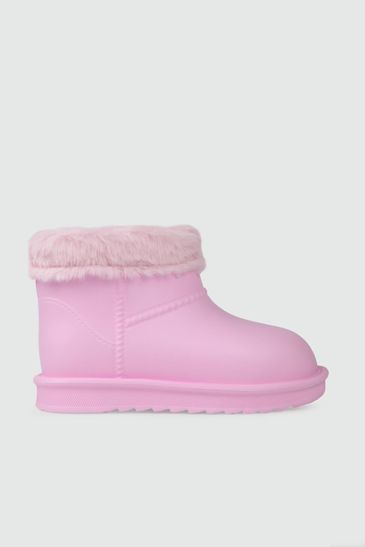 Kürklü Rahat Günlük Şeker Pembe Bağsız Çocuk Günlük Bot Umaç 2025 FİLET 25K Çocuk Yağmur ve Kar Botu umaç Umaç 2025 FİLET 25K