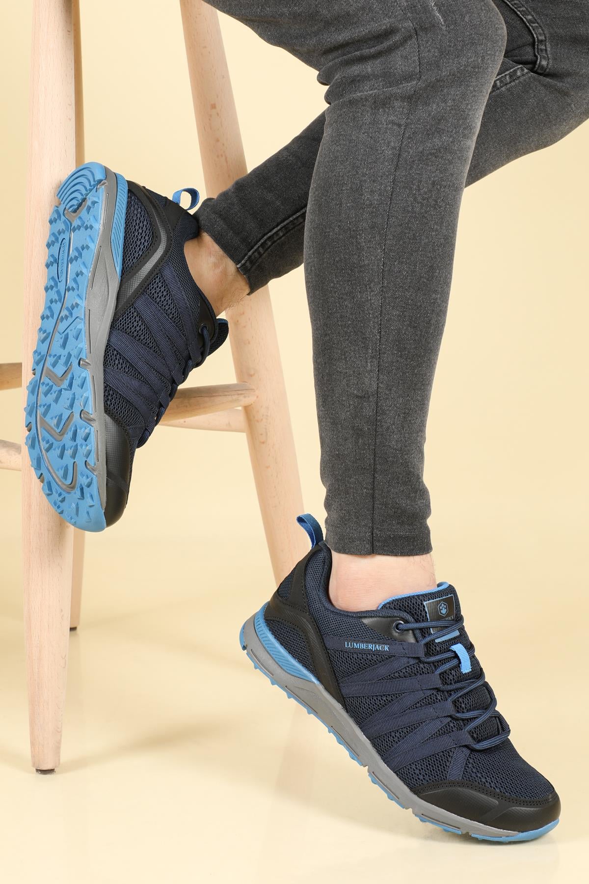 Laci Mavi Erkek Spor Ayakkabı DORA 1FX Erkek Outdoor Lumberjack LUMBERJACK DORA 1FX MER SPOR
