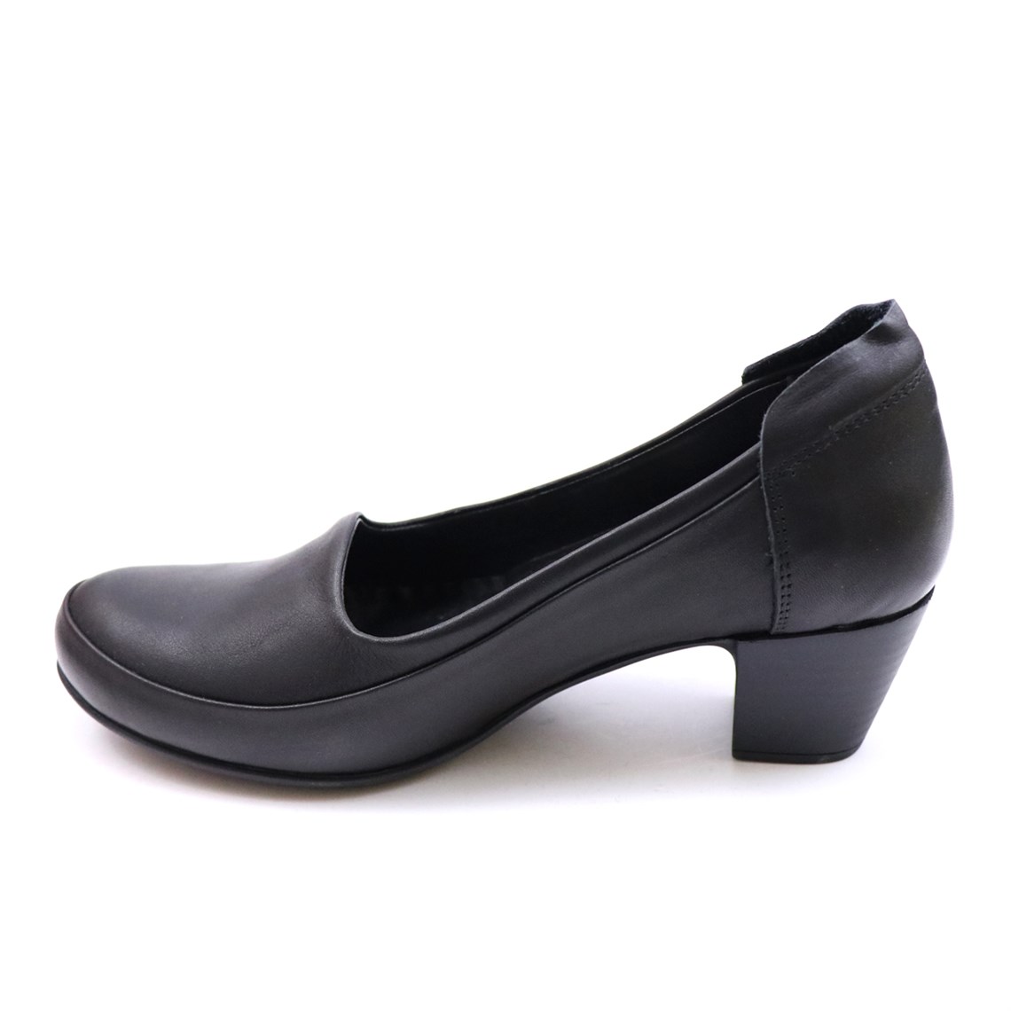 Mammamia Deri Topuklu Ortopedik Siyah Faber Kadın Ayakkabı 3190