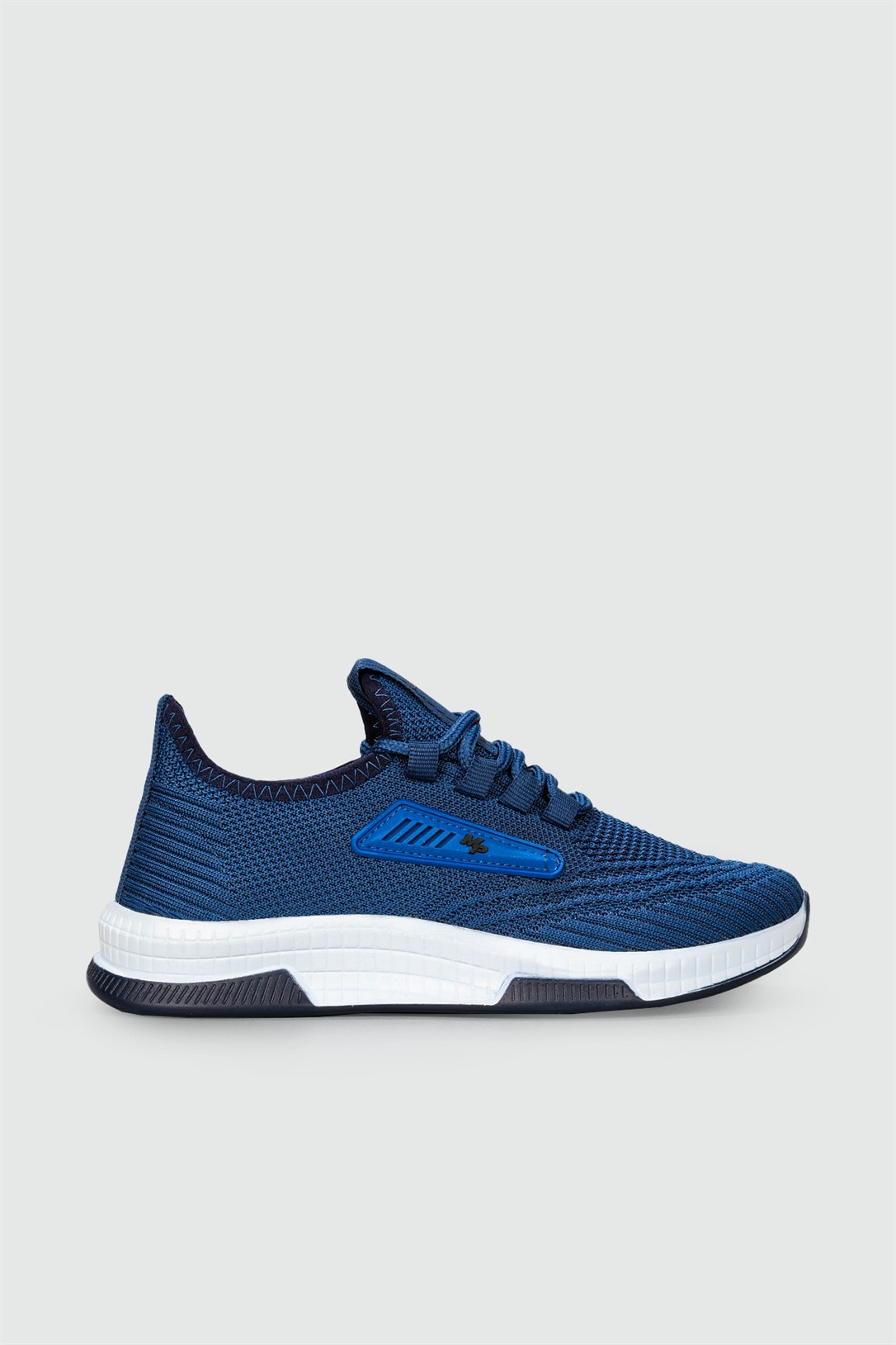 Nefes Alır Fileli Bağcıklı İndigo Unisex Spor Ayakkabı 231-2346 Unisex Günlük Spor Ayakkabı M.P M.P 231-2346 UNİSEX FİLELİ SPR