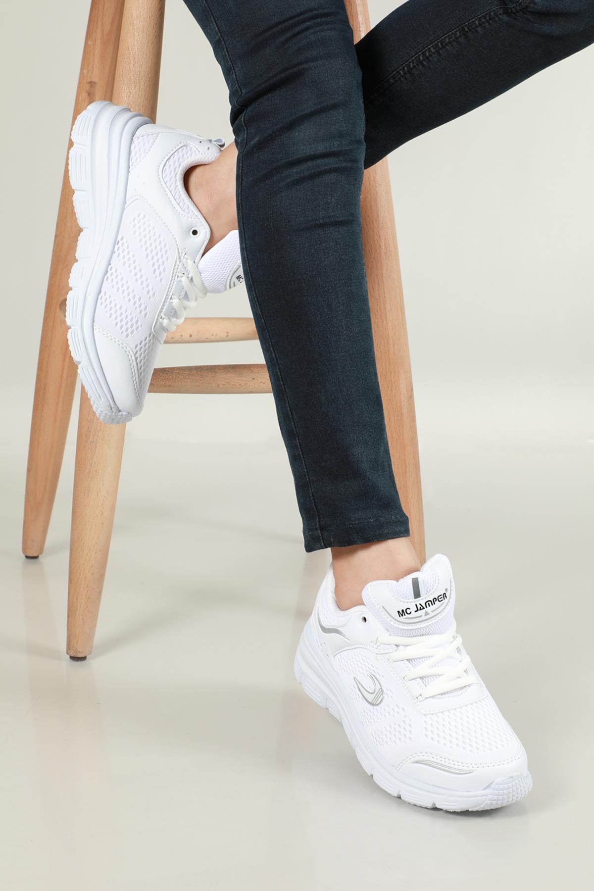 Nefes Alır Ortopedik Beyaz Unisex Spor Ayakkabı 2015 Unisex Günlük Spor Ayakkabı Jamper JAMPER 2015 Unisex