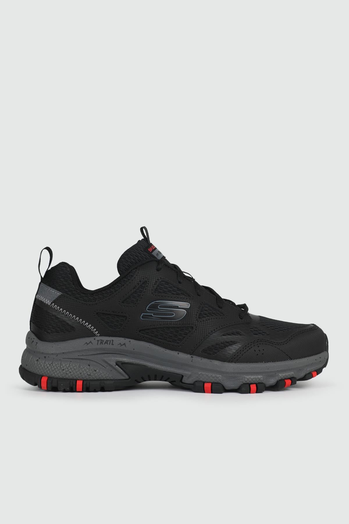 Nefes Alır Ortopedik Gri Siyah Erkek Spor Ayakkabı HİLLCREST Erkek Günlük Spor Ayakkabı Skechers SKECHERS 237265 MER SPOR