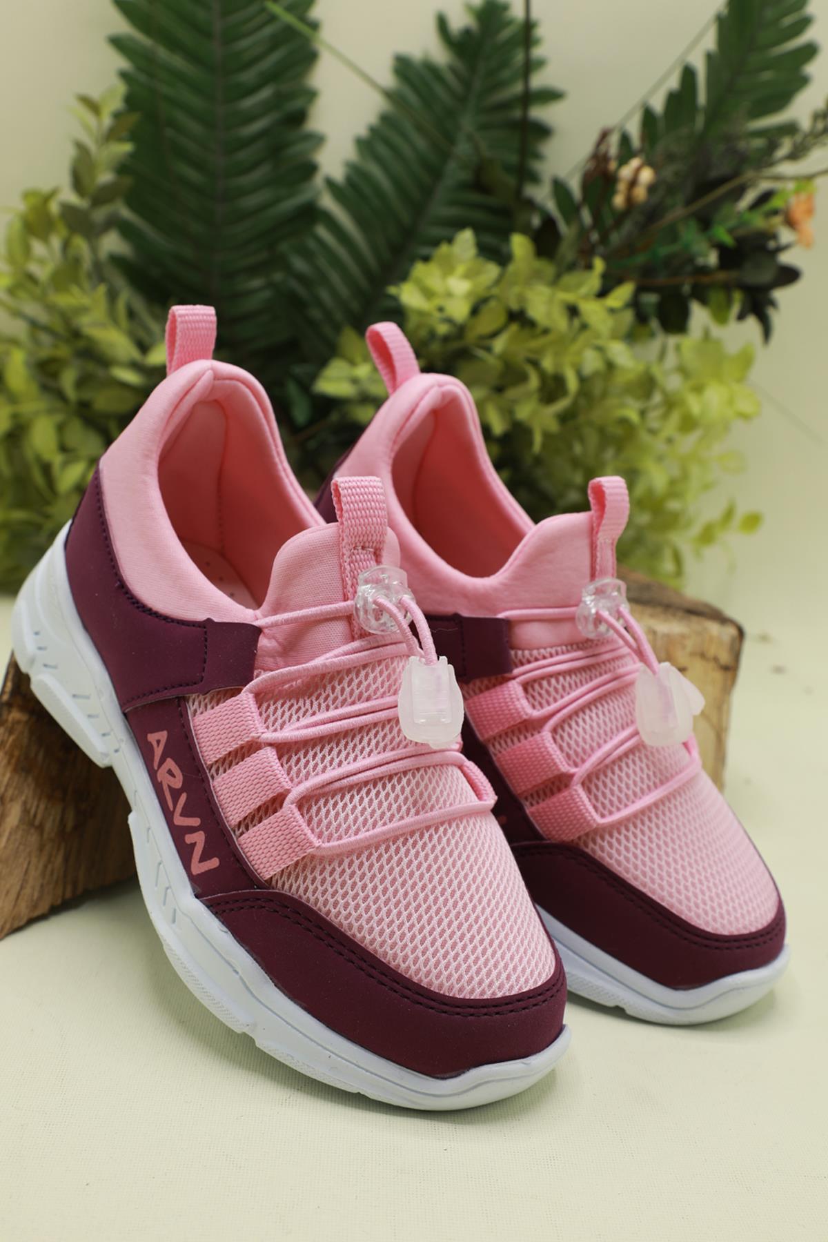 Nefes Alır Ortopedik Mor Çocuk Spor Ayakkabı 425 Çocuk Günlük Spor Ayakkabı Arvenzo Arvento 425 Filet Spor