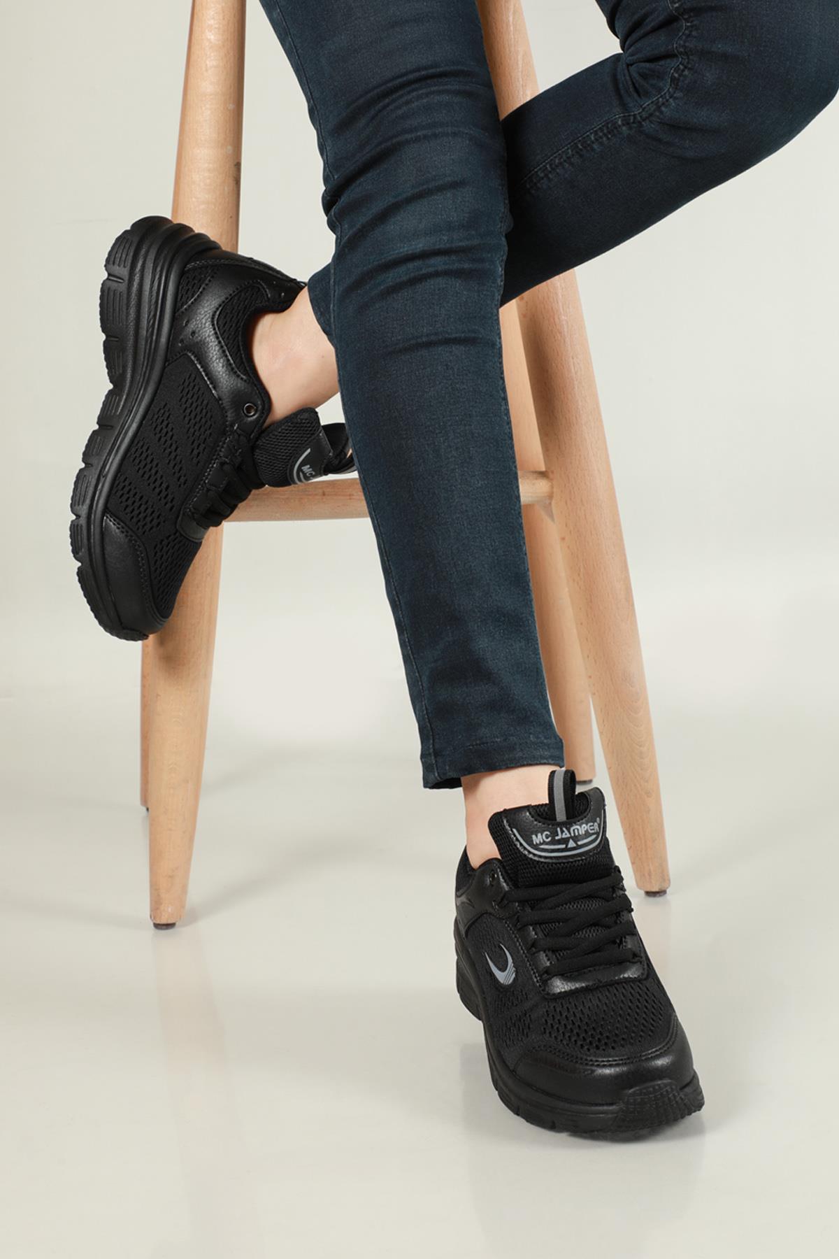 Nefes Alır Ortopedik Siyah Unisex Spor Ayakkabı 2015 Unisex Günlük Spor Ayakkabı Jamper JAMPER 2015 Unisex