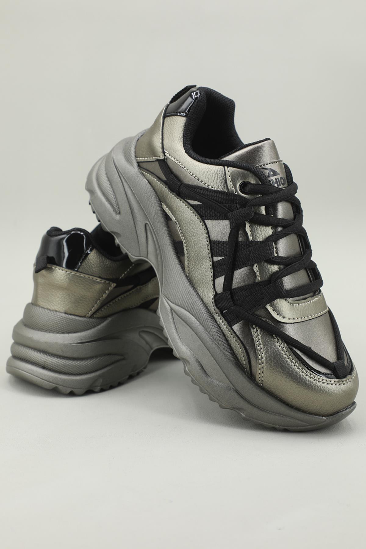 Nefes Alır Ortopedik Vizon Kadın Spor Ayakkabı CELOSİA Kadın Sneaker Beınsteps BEİNSTEPS Celosia 605 ZEN SPOR