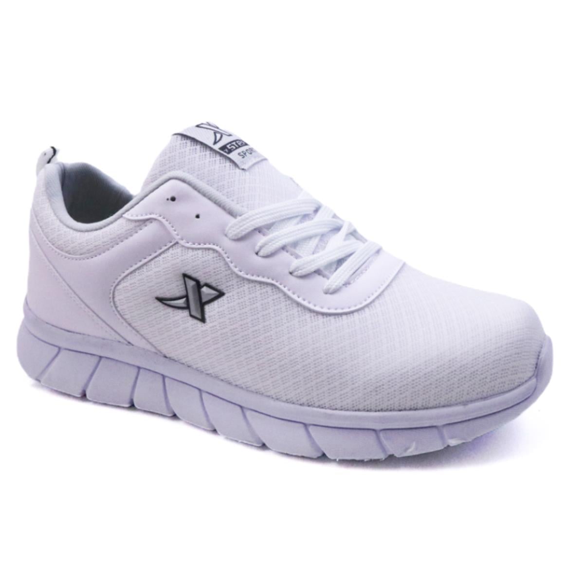 Nefes Alır Rahat Beyaz Erkek Spor Ayakkabı 065 Erkek Sneaker Step STEP 065 MER