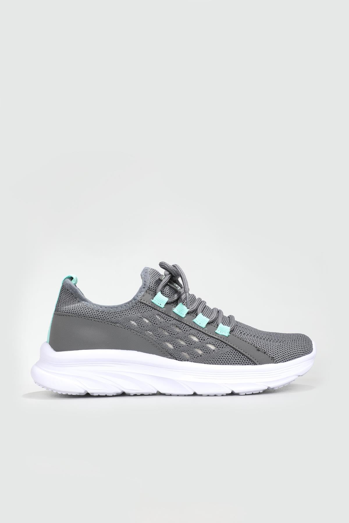 Nefes Alır Rahat Füme Su Yeşil Unisex Spor Ayakkabı 1272 Unisex Günlük Spor Ayakkabı Conpax CONPAX 1272 Unisex 22Y