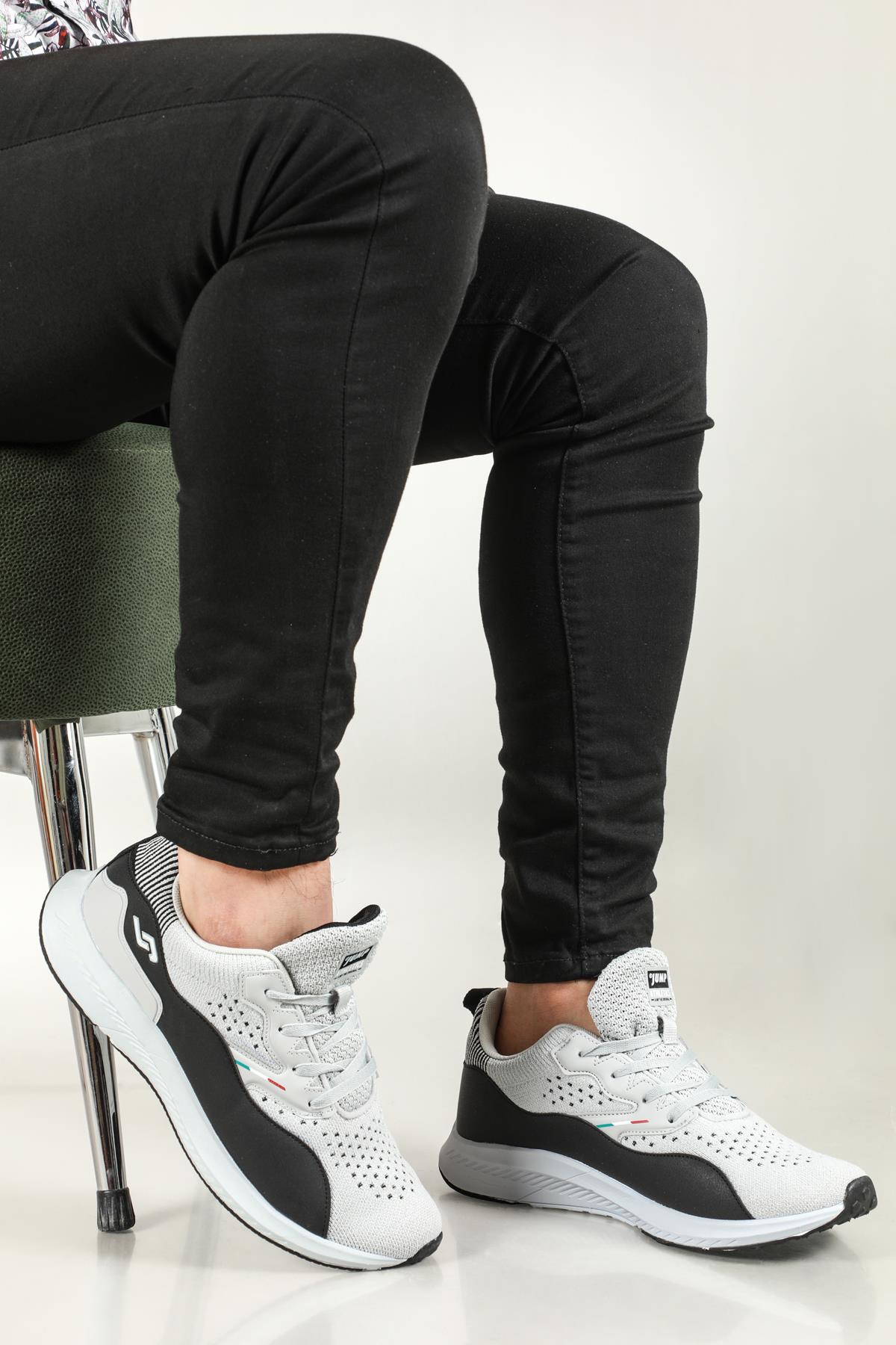 Nefes Alır Rahat Gri Syh Erkek Spor Ayakkabı 26478 Erkek Günlük Spor Ayakkabı Jump JUMP 26478 MER SPOR