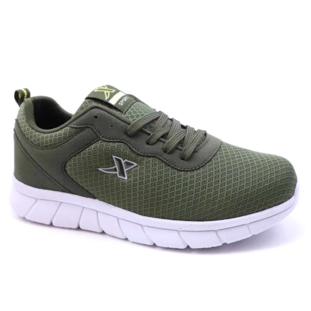 Nefes Alır Rahat Haki Beyaz Erkek Spor Ayakkabı 065 Erkek Sneaker Step STEP 065 MER