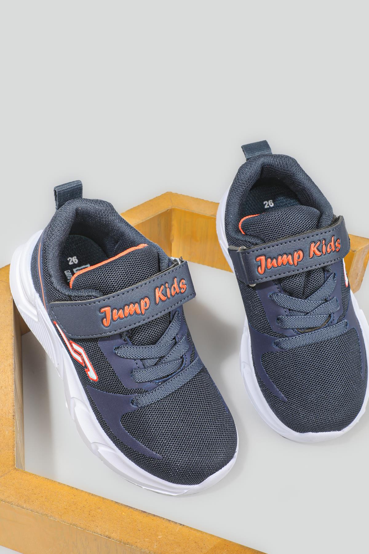 Nefes Alır Rahat Laci Oranj Çocuk Spor Ayakkabı 27234 Çocuk Günlük Spor Ayakkabı Jump JUMP 27234 PAT SPOR AYAK
