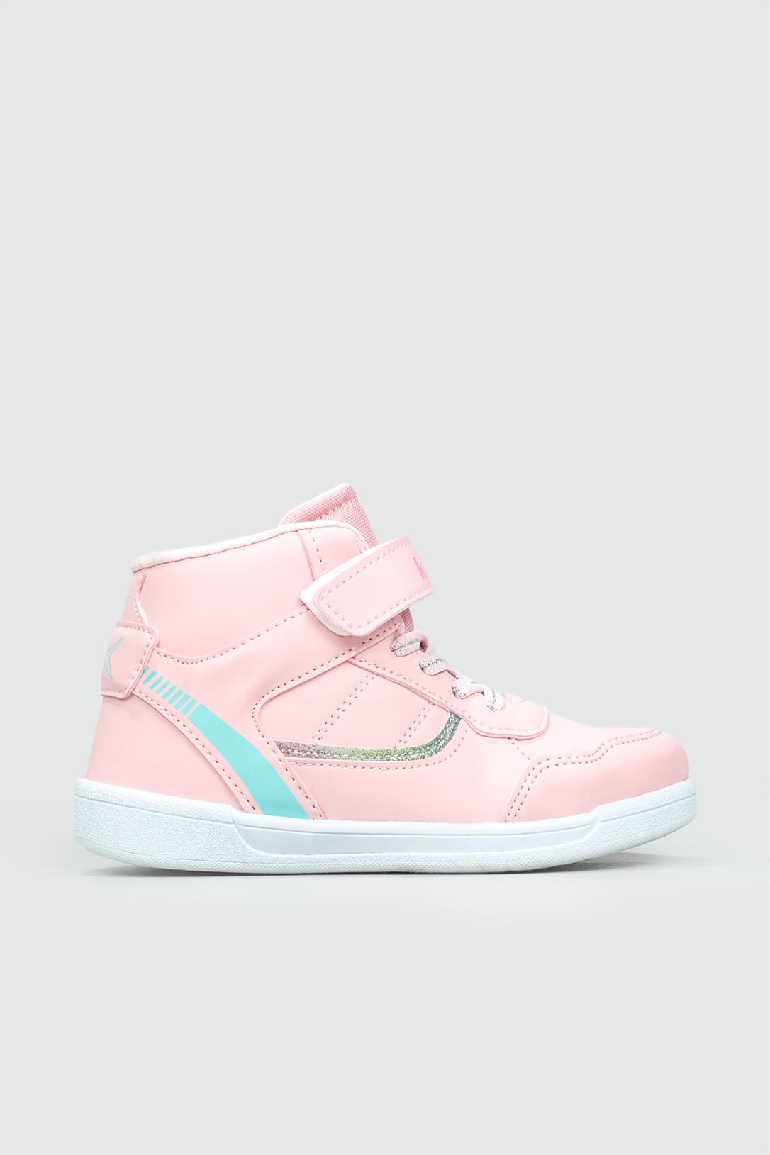 Nefes Alır Rahat Pembe Mint Çocuk Spor Ayakkabı HORNET Çocuk Günlük Spor Ayakkabı Kinetix KİNETİX HORNET PU HI 22k