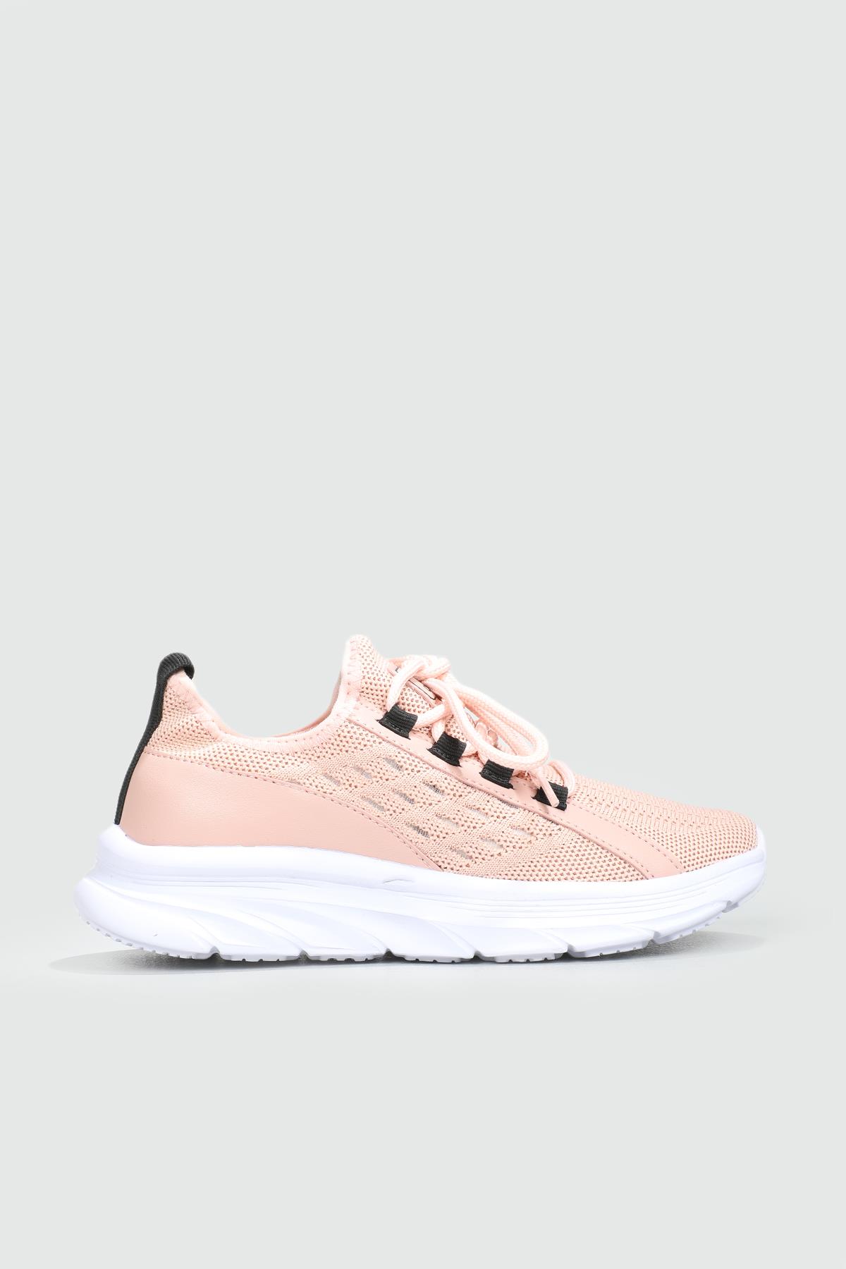 Nefes Alır Rahat Pudra Beyaz Unisex Spor Ayakkabı 1272 Unisex Günlük Spor Ayakkabı Conpax CONPAX 1272 Unisex 22Y