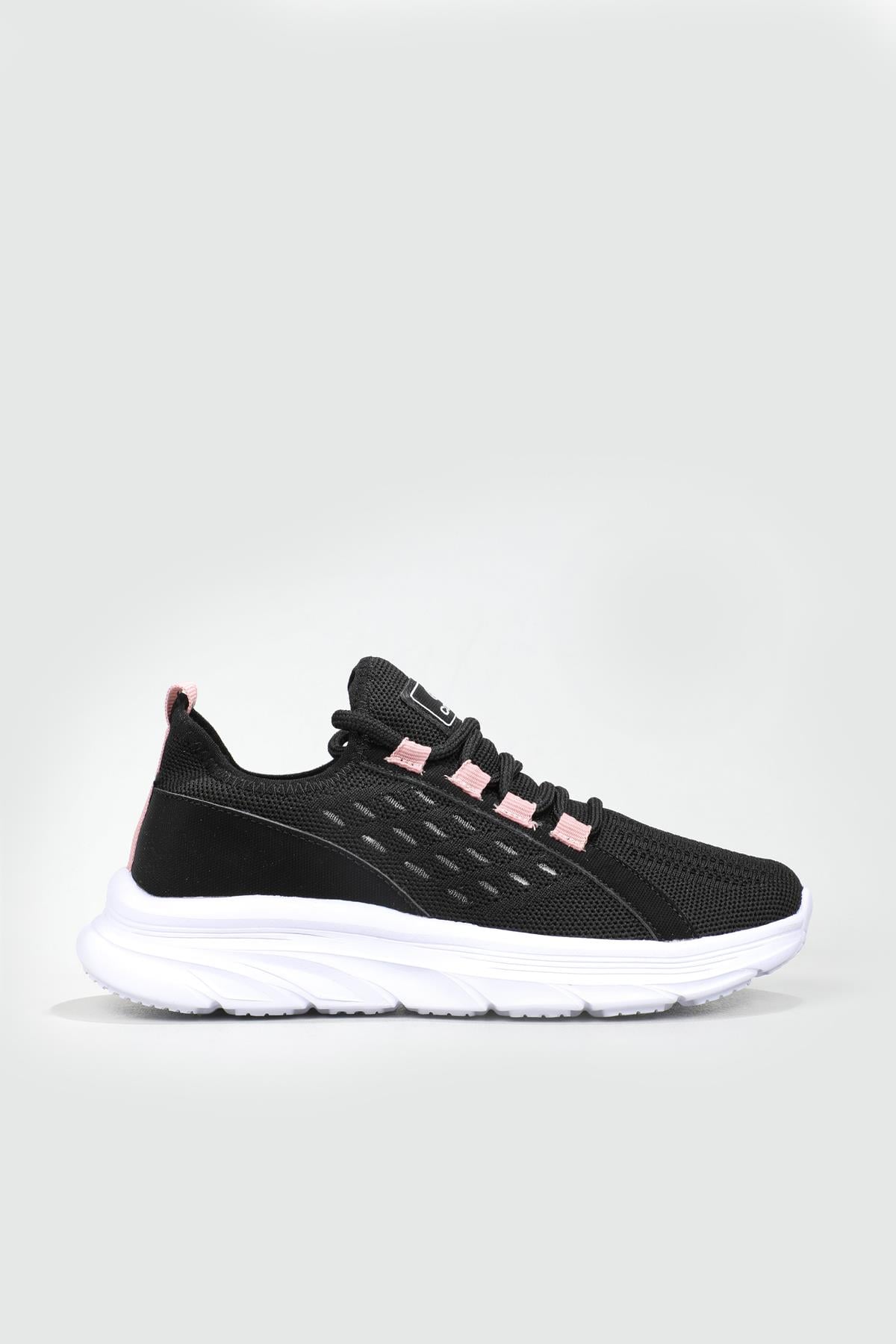 Nefes Alır Rahat Siyah Beyaz Unisex Spor Ayakkabı 1272 Unisex Günlük Spor Ayakkabı Conpax CONPAX 1272 Unisex 22Y