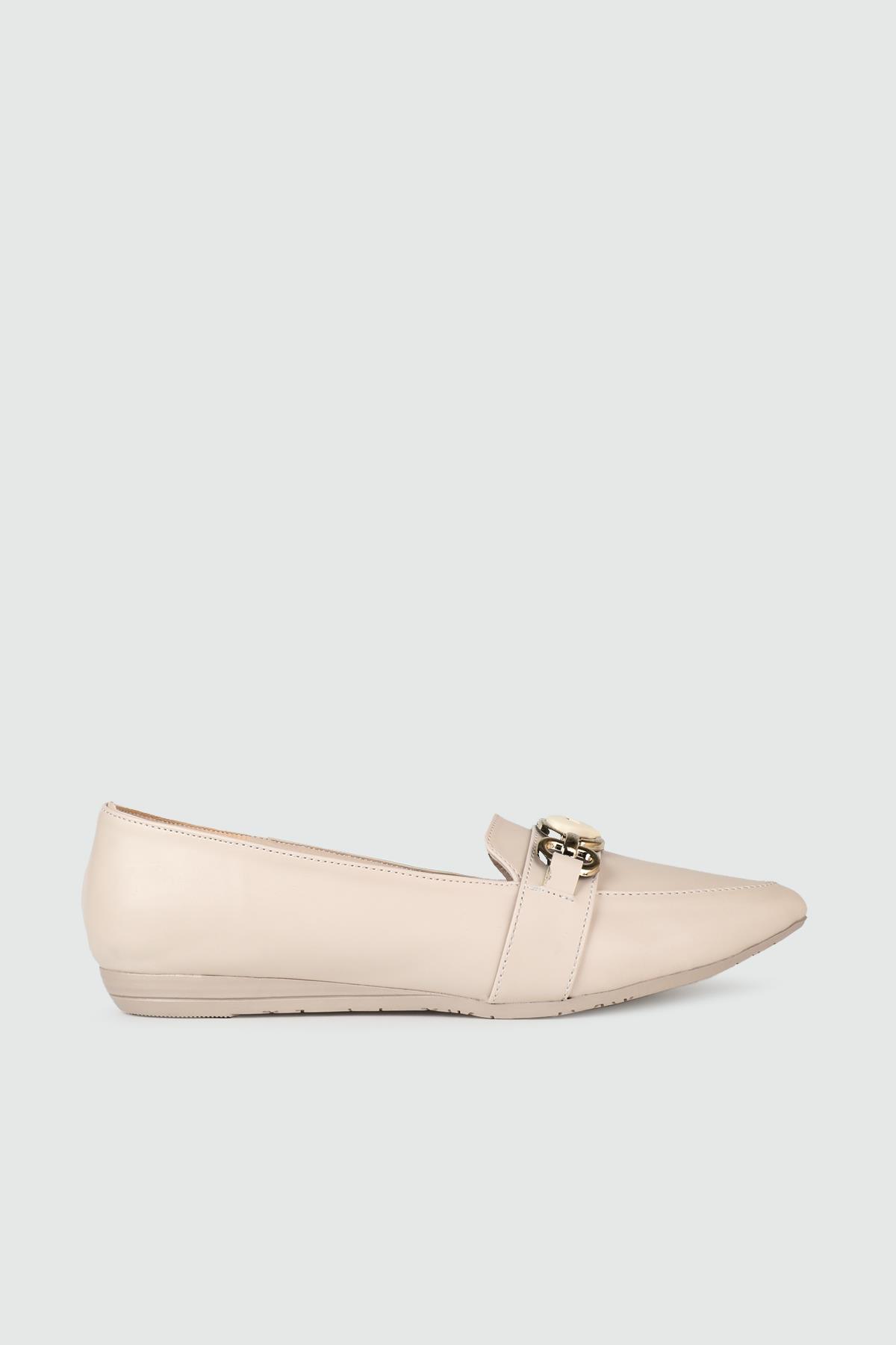 Önden Tokalı Günlük Ten Kadın Babet ŞM-2002 Kadın Babet Carla Bella My Bella ŞM-2002 Kadın 25Y