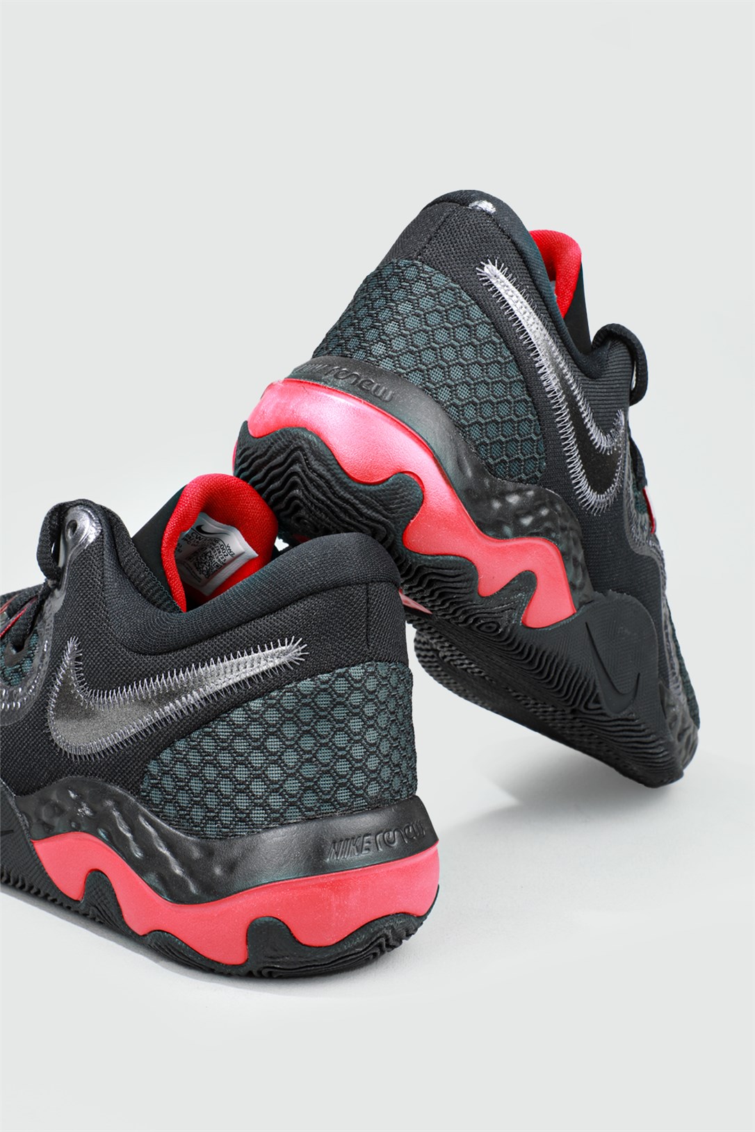 Nike Nefes Alır Rahat Siyah Gri Kırmızı Erkek Spor Ayakkabı RENEWELEVATE2 |  Ayakkabı City