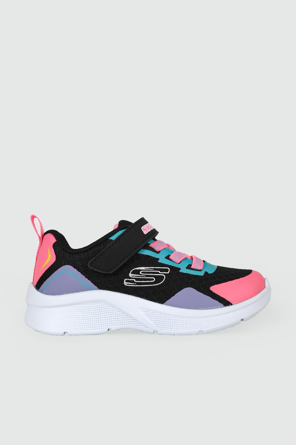 Ortapedik Taban Günlük Rahat Siyah Multi Çocuk Spor Ayakkabı MİCROSPEC Çocuk Günlük Spor Ayakkabı Skechers SKECHERS 302348 MİCROSPEC