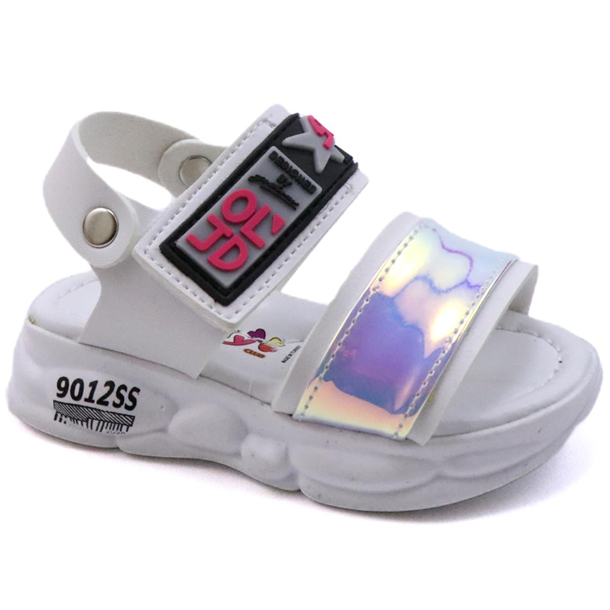 Ortopedik Beyaz Çocuk Sandalet K-80 Çocuk Sandalet Wendy WENDY K-80 BEBE SAN