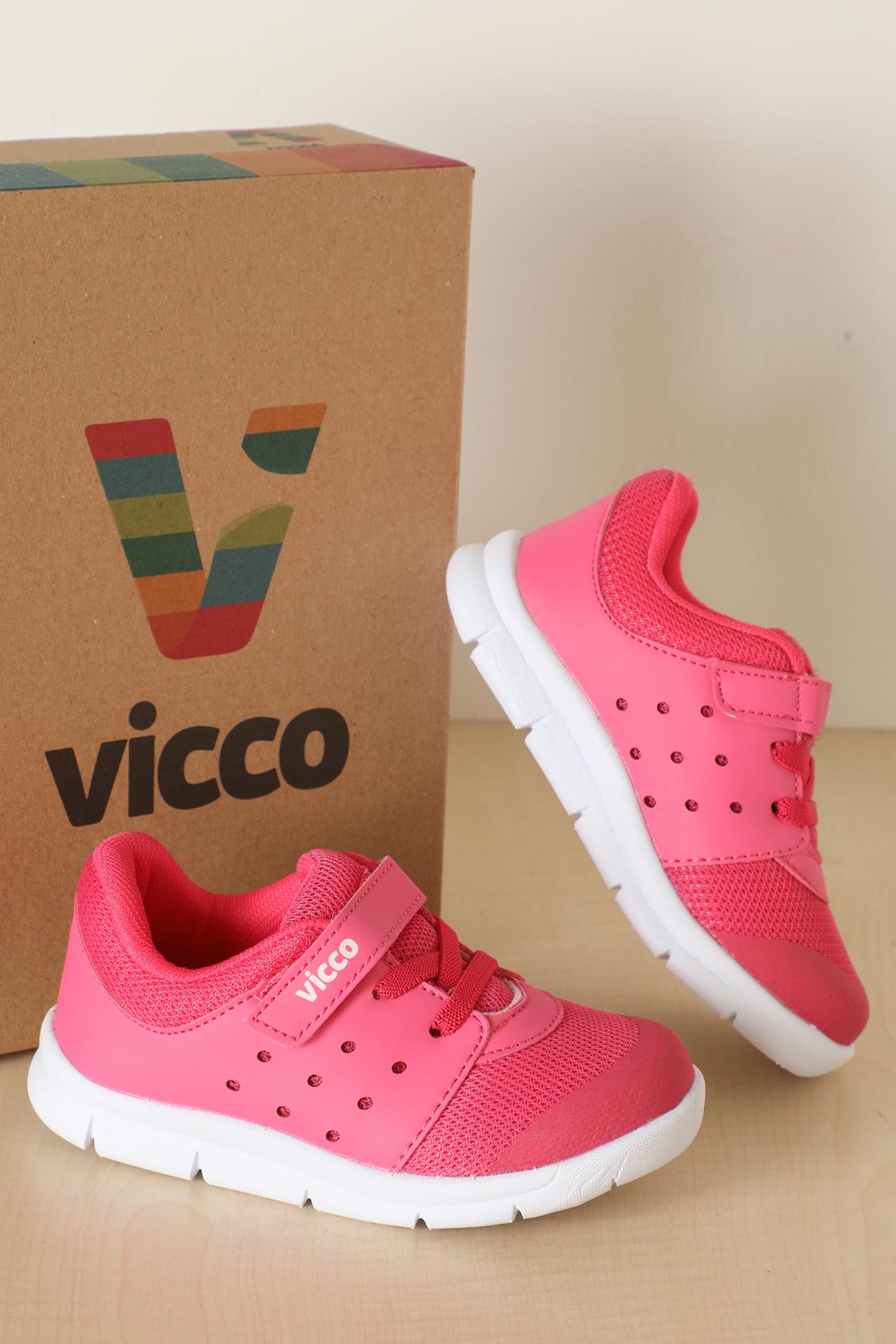 Ortopedik Fuşya Çocuk Spor Ayakkabı 200 Çocuk Günlük Spor Ayakkabı Vicco VİCCO 200 PATİK