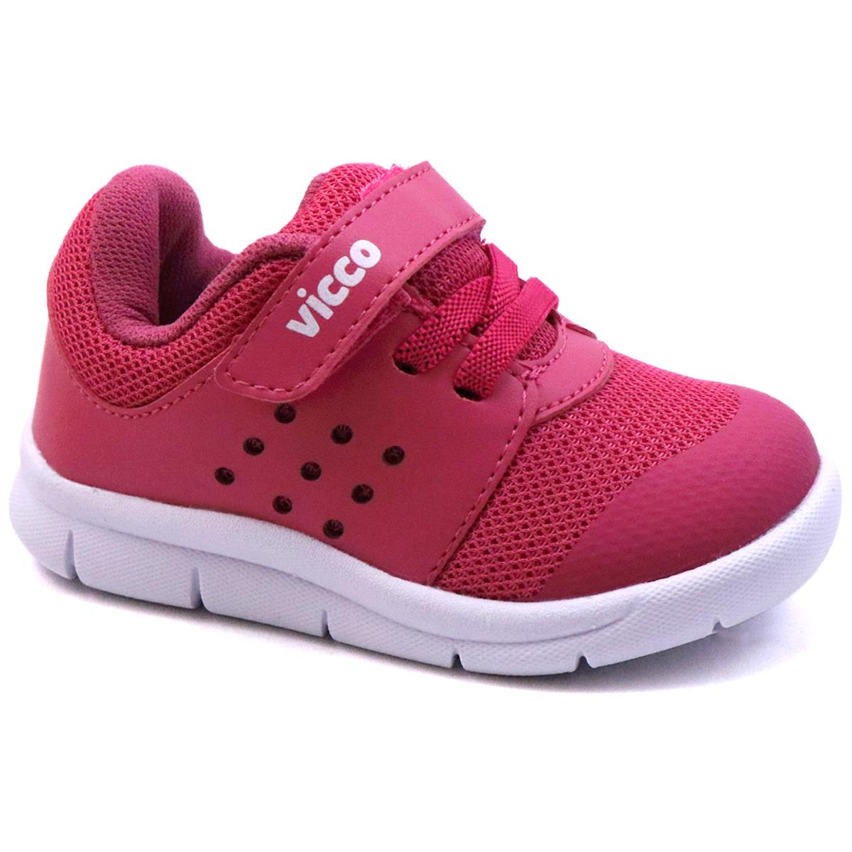 Ortopedik Fuşya Çocuk Spor Ayakkabı 200 Bebek Sneaker Vicco VİCCO 200 BEBE