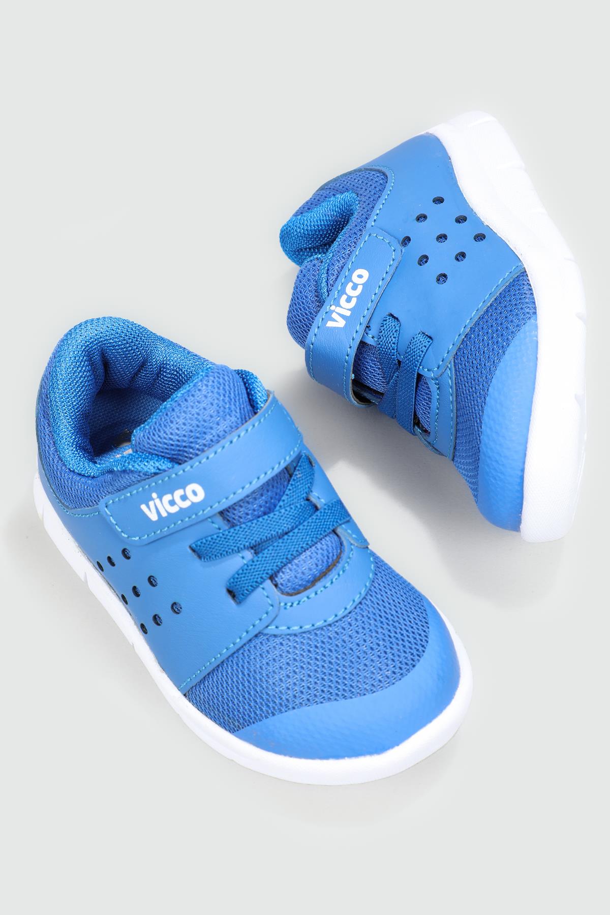 Ortopedik Sax Mavi Çocuk Spor Ayakkabı 200 Bebek Sneaker Vicco VİCCO 200 BEBE