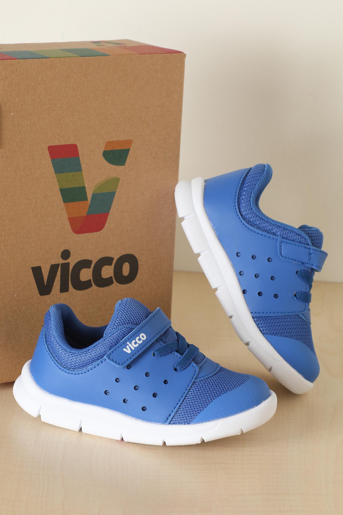 Ortopedik Sax Mavi Çocuk Spor Ayakkabı 200 Çocuk Günlük Spor Ayakkabı Vicco VİCCO 200 PATİK