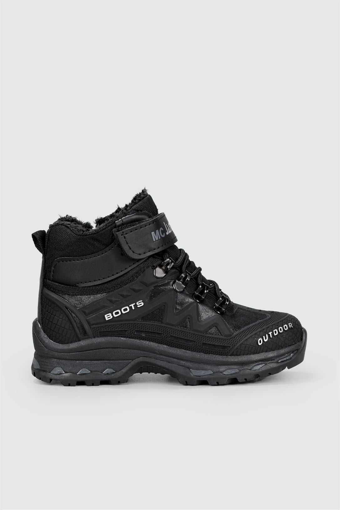 Outdoor Cırtlı Kaymaz Taban Siyah Çocuk Bot 1831 Çocuk bot & Çizme Jamper JAMPER 1831 22K