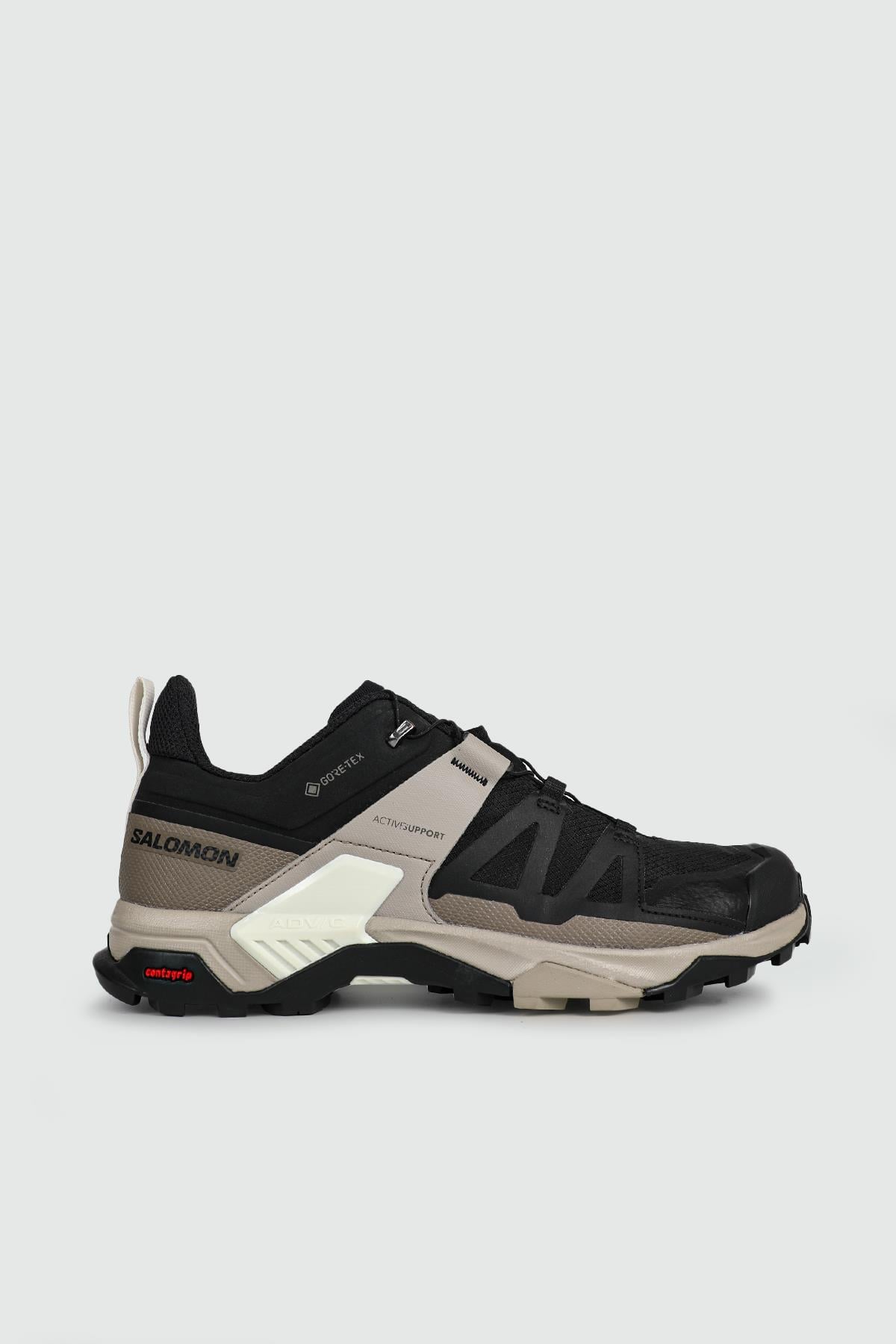 Outdoor Rahat Black/Vintage Kaki/Vanilla Ice Erkek Spor Ayakkabı L41288100 Erkek Günlük Spor Ayakkabı Salomon L41288100