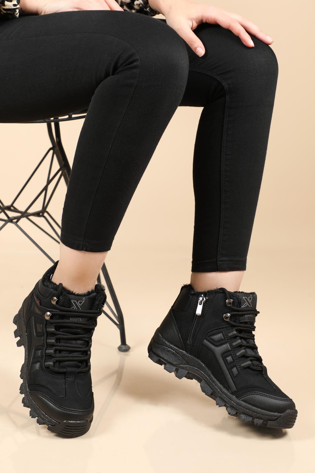 Outdoor Rahat Sıyah Unisex Bot X8 Unisex Günlük Confort Bot Step STEP X8 GAR BOT