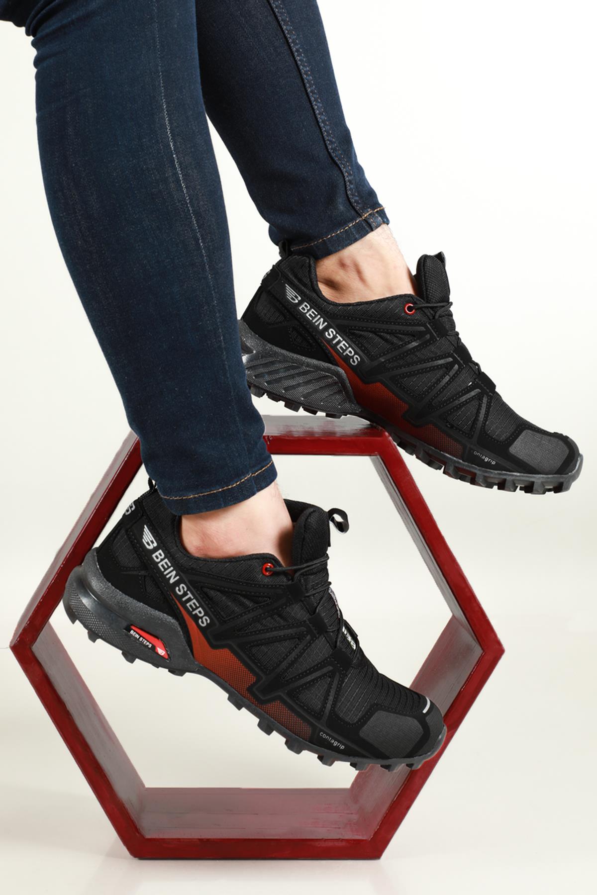 Outdoor Rahat Syh Kırmızı Erkek Spor Ayakkabı 160 Erkek Günlük Spor Ayakkabı Beınsteps SALOMON 160 MER SPOR AYAK
